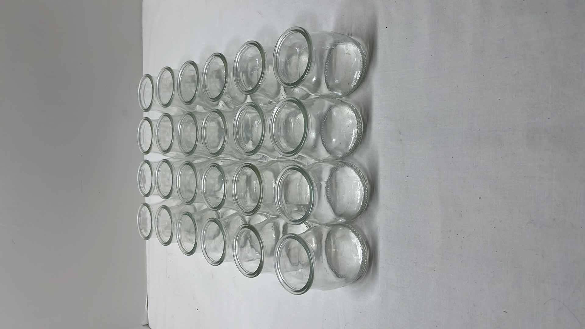 Photo 3 of 24 PCS MILK BOTTLE STYLE JARS (1.75”D OPENING & 2.75”H)