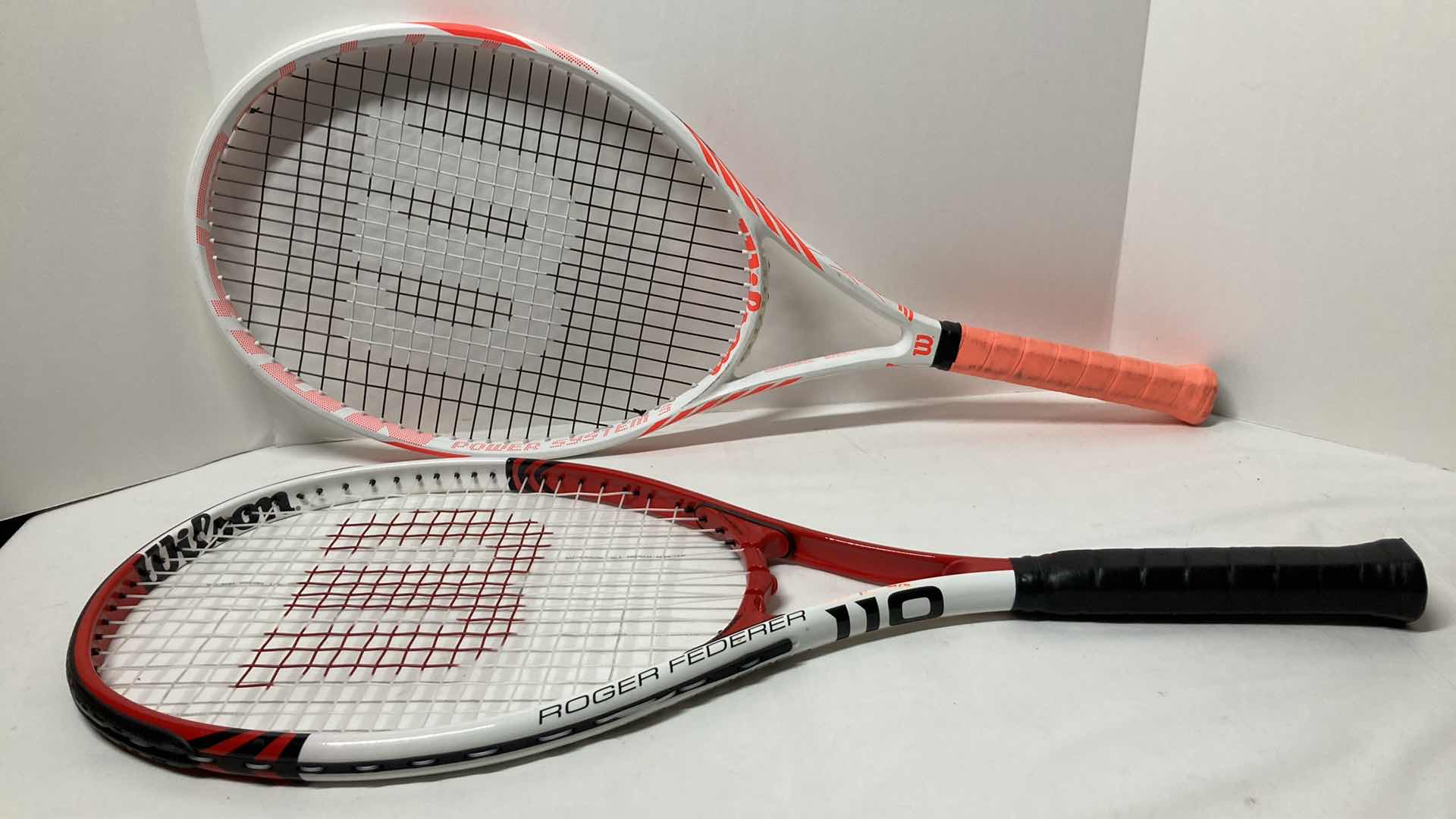 Photo 1 of WILSON ROGER FEDERER 110 TENNIS RACKET & WILSON HYPERION ROWER TENNIS RACKET