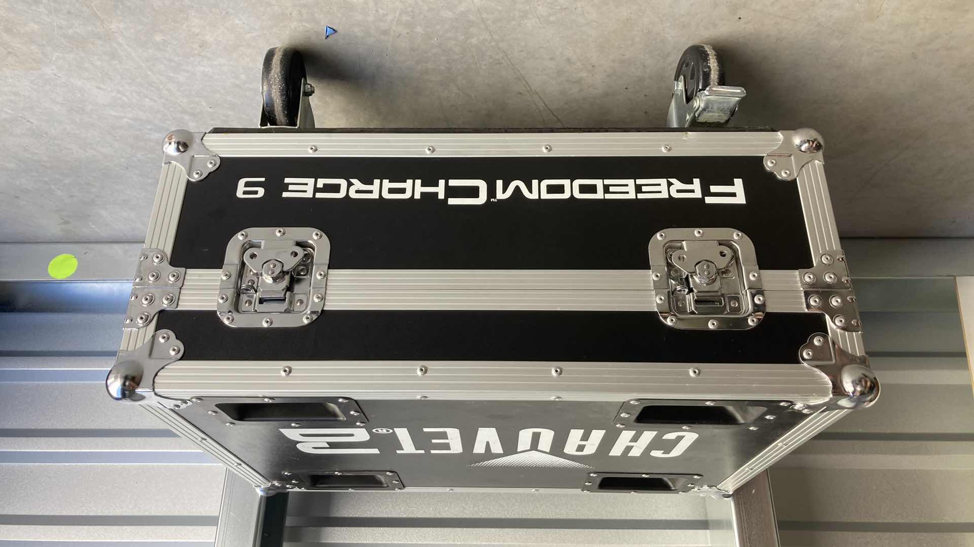 Photo 1 of CHAUVET DJ STAGE CASE ON CASTERS W POWER SUPPLY MODEL FREEDOMCHARGE9