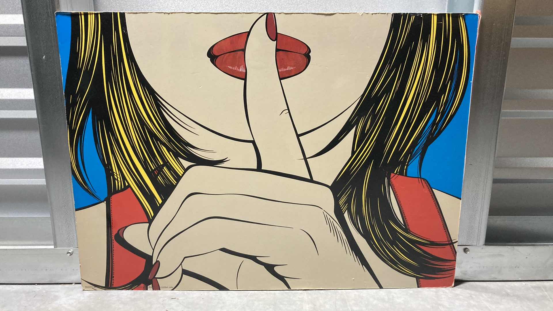 Photo 1 of SSSSHHH POSTER BOARD BY DEBORAH AZZOPARDI 27.5” X 19.75”