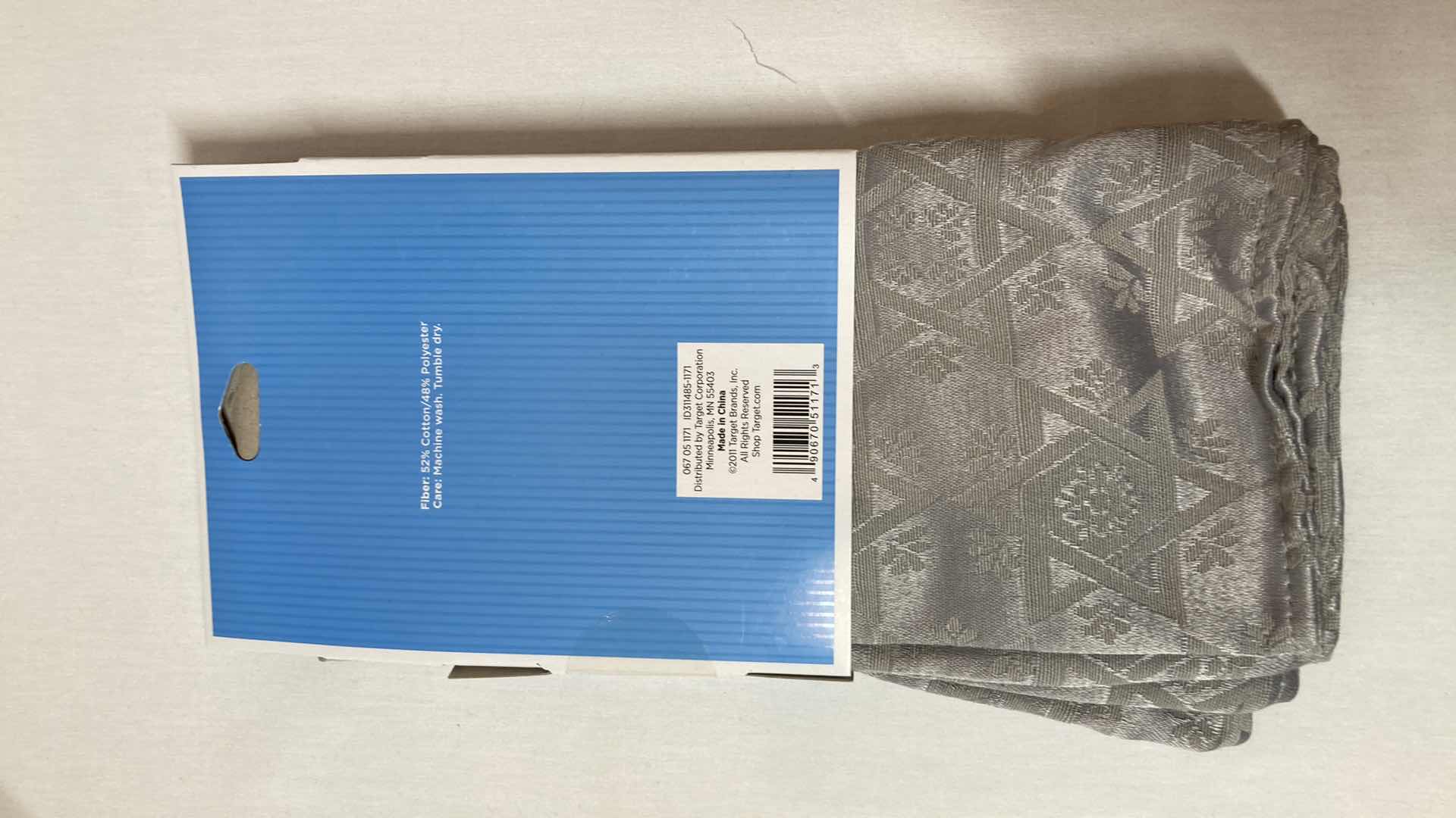 Photo 3 of NEW TARGET BRAND STAR OF DAVID GRAY CLOTH NAPKINS (20)