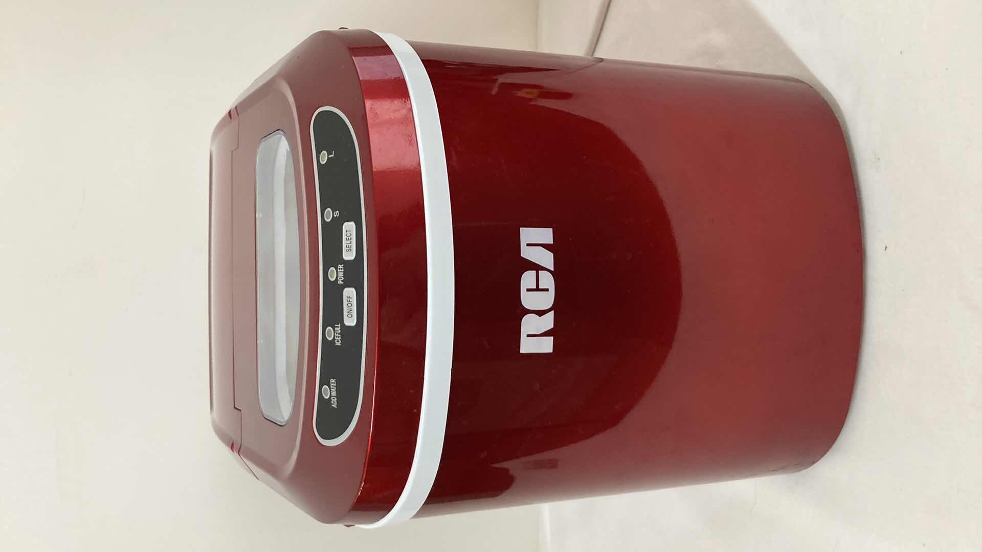 Photo 1 of RCA PORTABLE ICE MAKER MODEL RIC102-RED