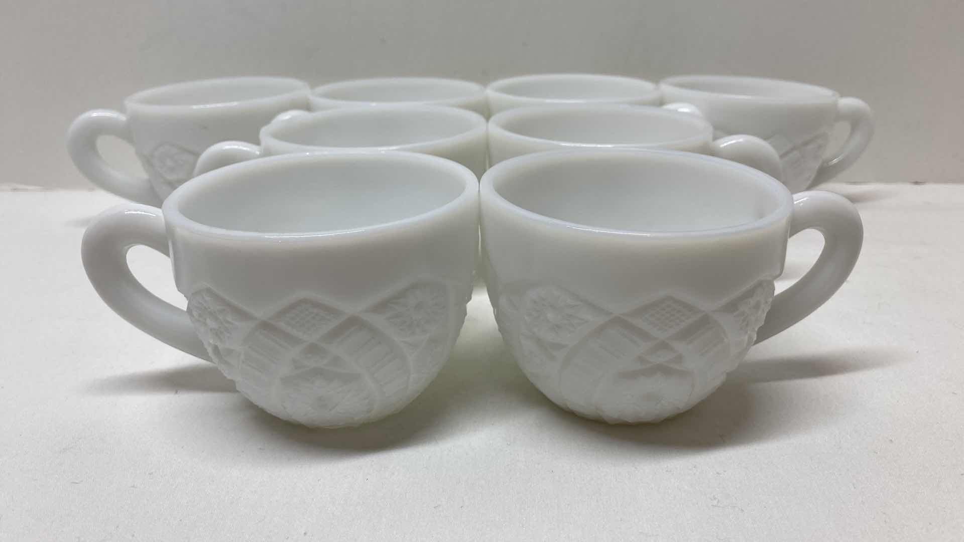 Photo 1 of MILK GLASS CONCORD DESIGN SET (11)