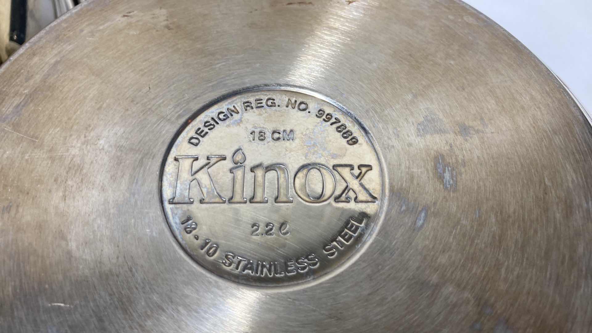 Photo 8 of KINOX STAINLESS STEEL COOKING POT SET W LIDS (4)