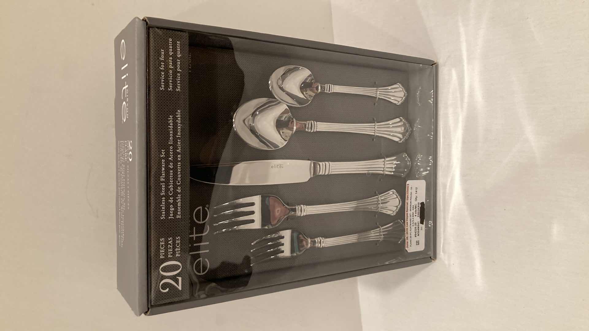 Photo 1 of NEW GIBSON MIRROR POLISH FLATWARE SET (20PC)