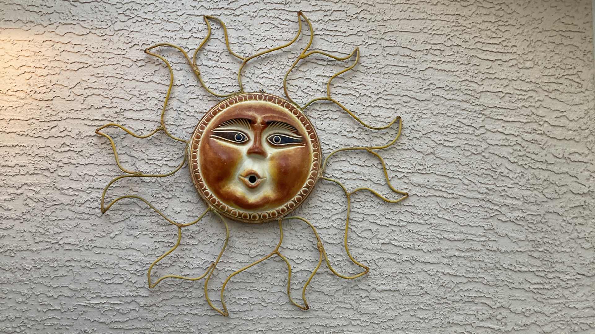 Photo 2 of SUN FACE OUTDOOR WALL ART 37” X 36”