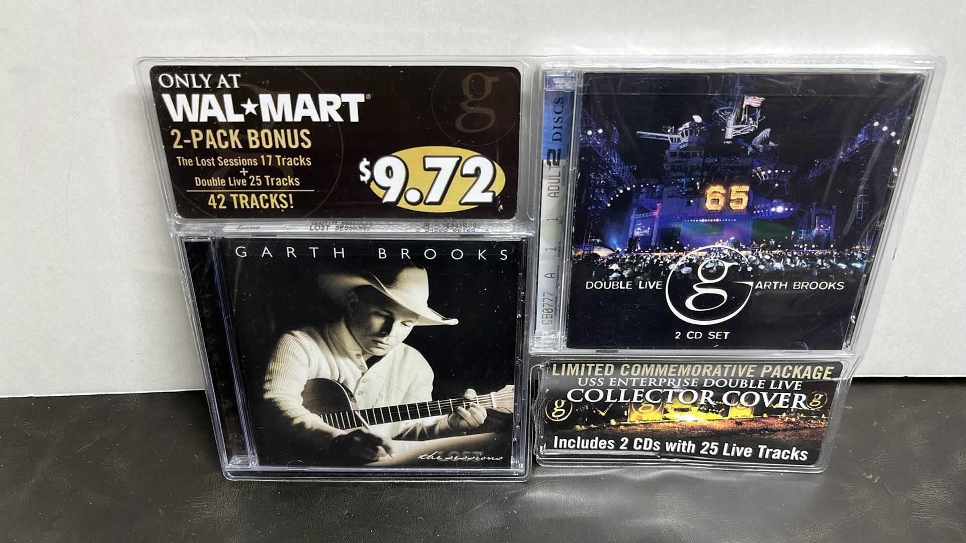 Photo 1 of NEW USS ENTERPRISE DOUBLE LIVE COLLECTOR COVER 2-PACK CD SET THE LOST SESSIONS & DOUBLE LIVE