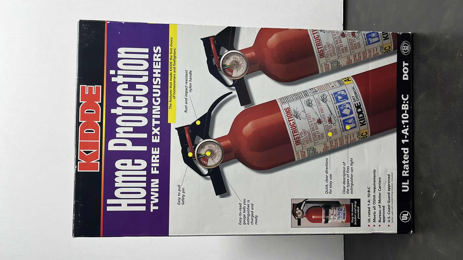 Photo 3 of NEW KIDDE HOME PROTECTION TWIN FIRE EXTINGUISHERS #234211