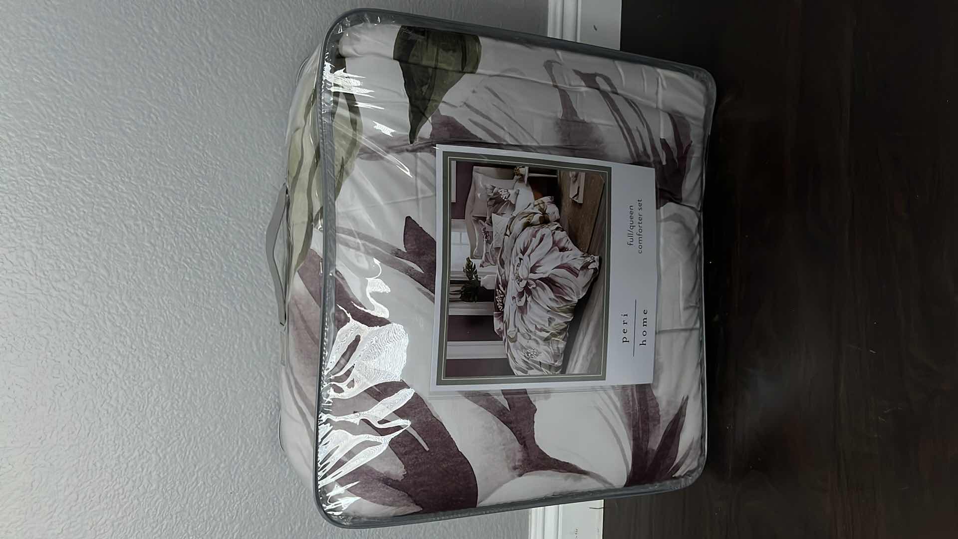 Photo 1 of NEW PERI HOME FULL/QUEEN COMFORTER SET, PEONY BLOOMS #2D2196C3