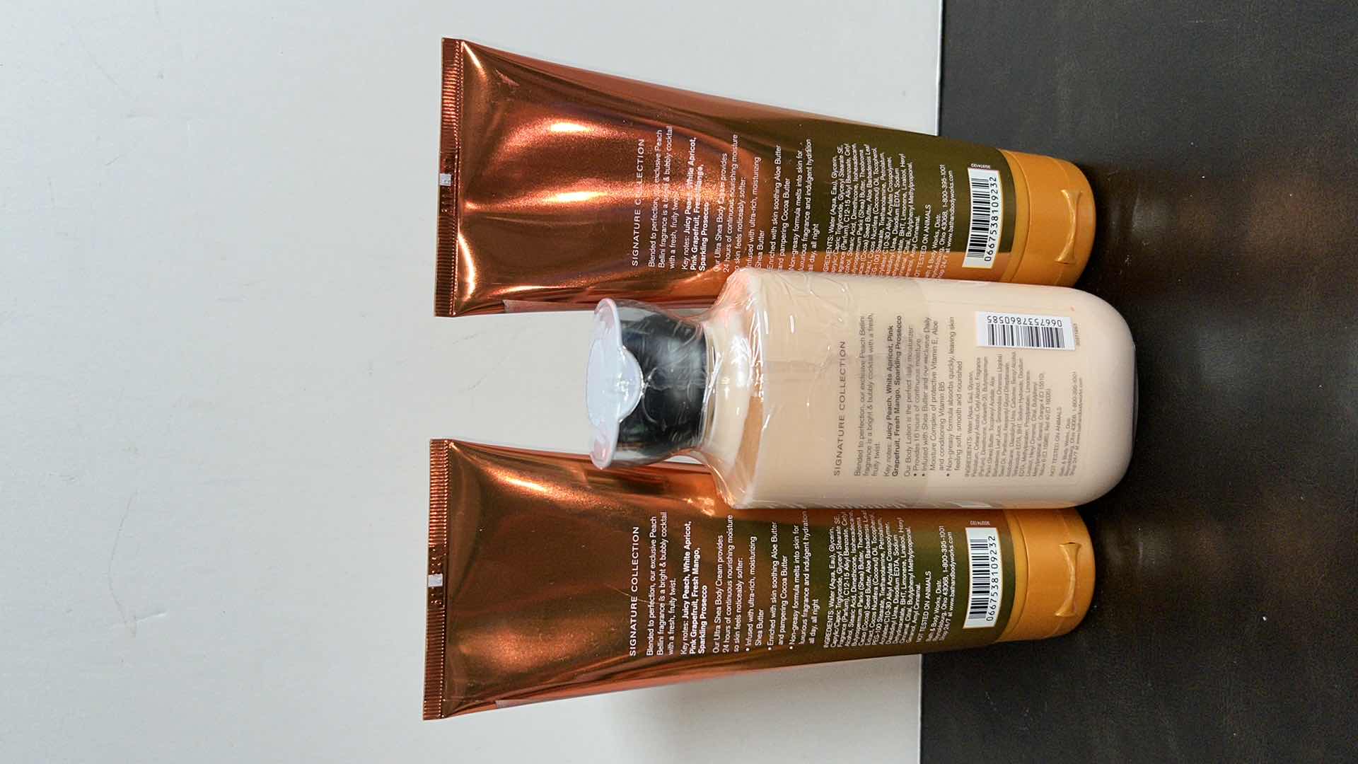 Photo 2 of NEW BATH & BODY WORKS PEACH BELLINI SET (3ITEMS)