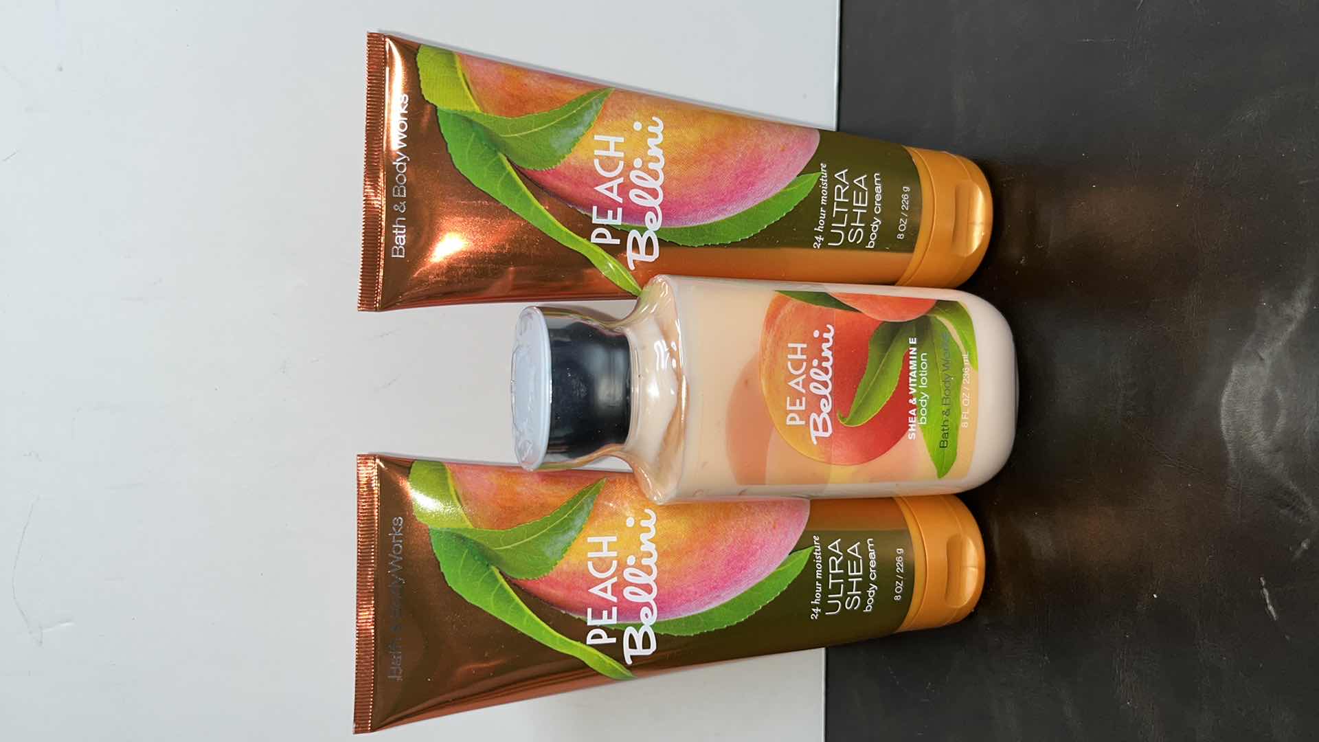 Photo 1 of NEW BATH & BODY WORKS PEACH BELLINI SET (3ITEMS)