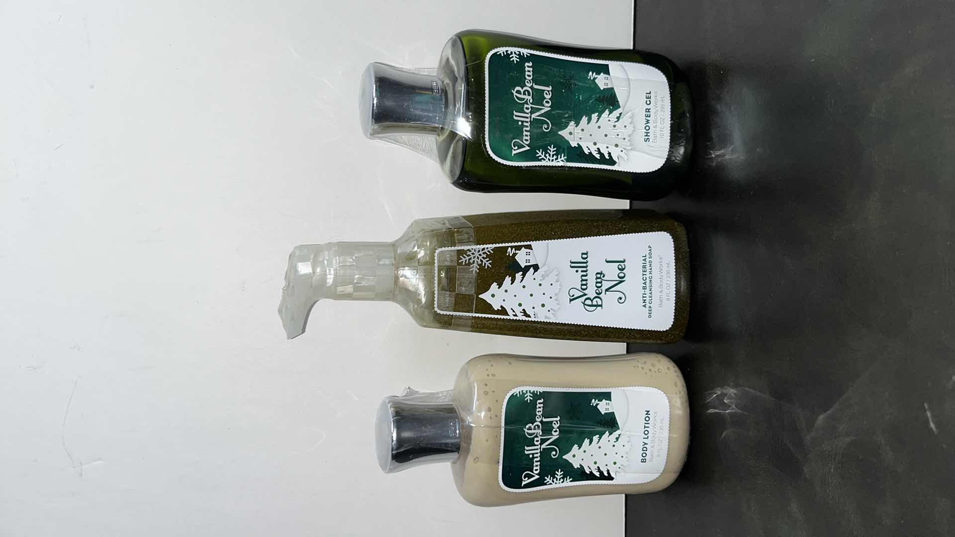 Photo 1 of NEW BATH & BODY WORKS VANILLA BEAN NOEL BODY LOTION, SHOWER GEL & ANTI-BACTERIAL DEEP CLEANSING HAND SOAP