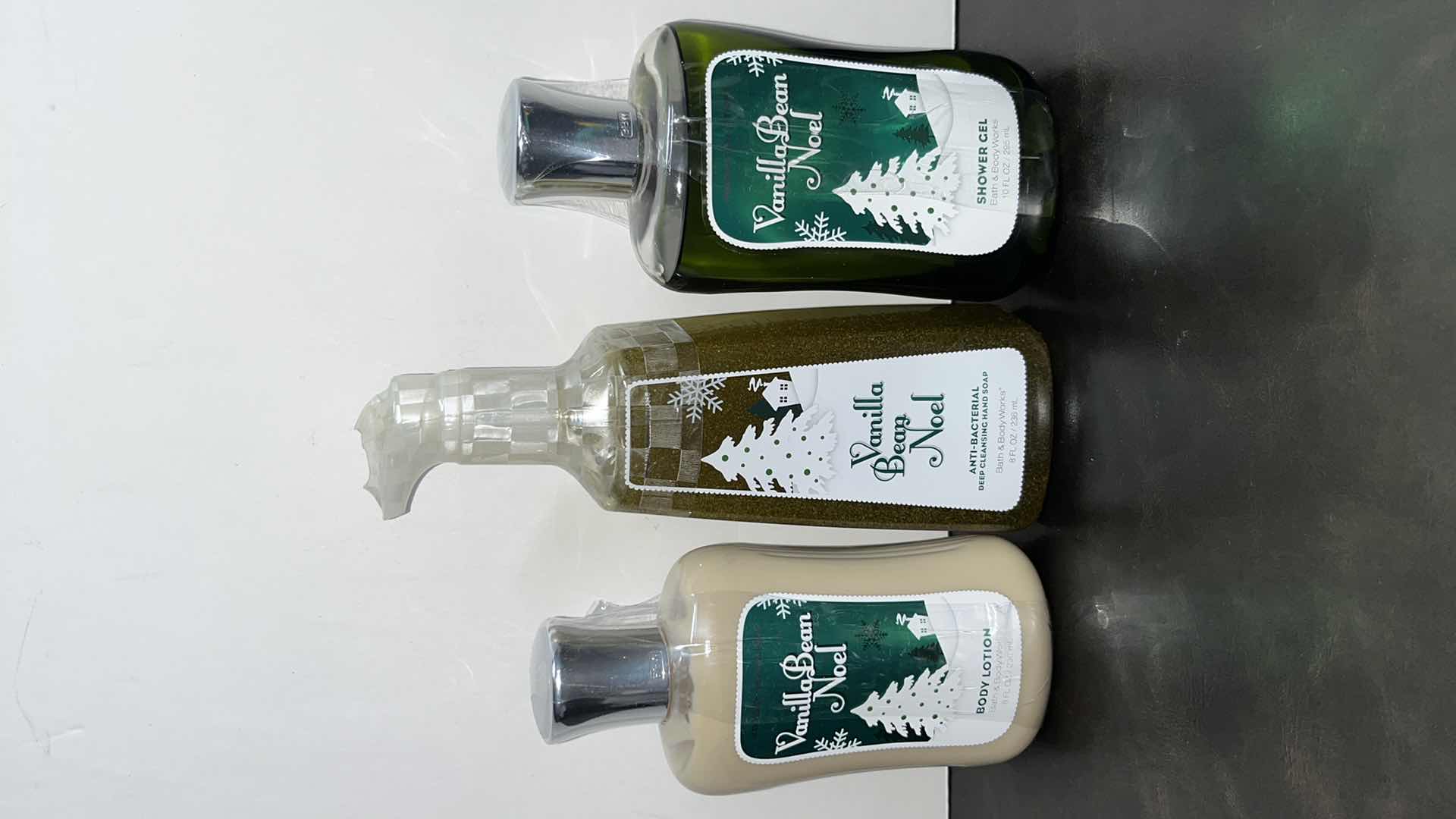 Photo 1 of NEW BATH & BODY WORKS VANILLA BEAN NOEL BODY LOTION, SHOWER GEL & ANTI-BACTERIAL DEEP CLEANSING HAND SOAP