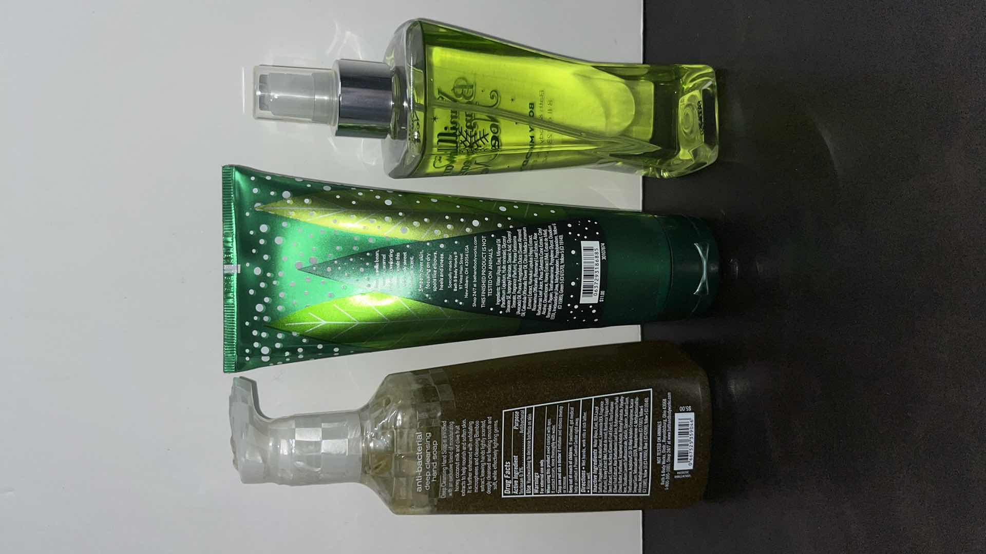 Photo 2 of NEW BATH & BODY WORKS VANILLA BEAN NOEL ANTI-BACTERIAL DEEP CLEANSING HAND SOAP, BODY CREAM & BODY MIST