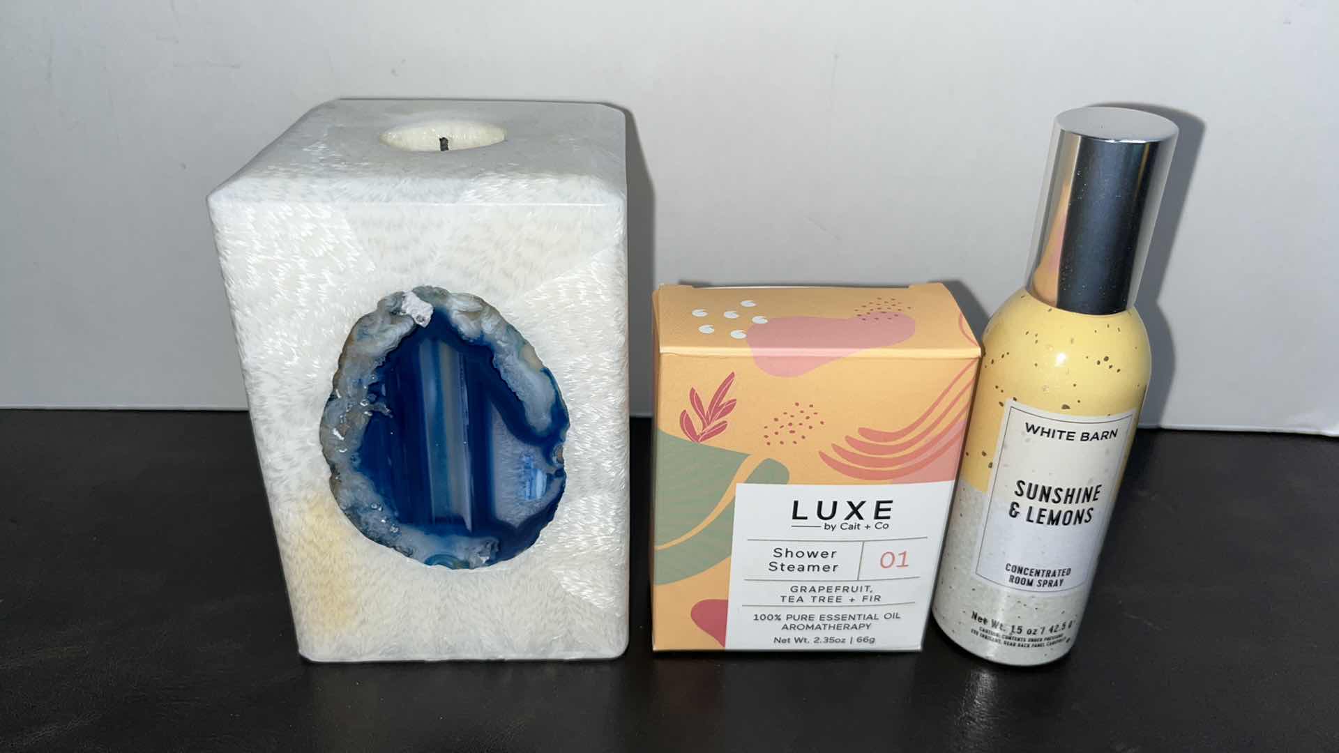 Photo 1 of BLUE AGATE CANDLE, SHOWER STEAMER & CONCENTRATED ROOM SPRAY