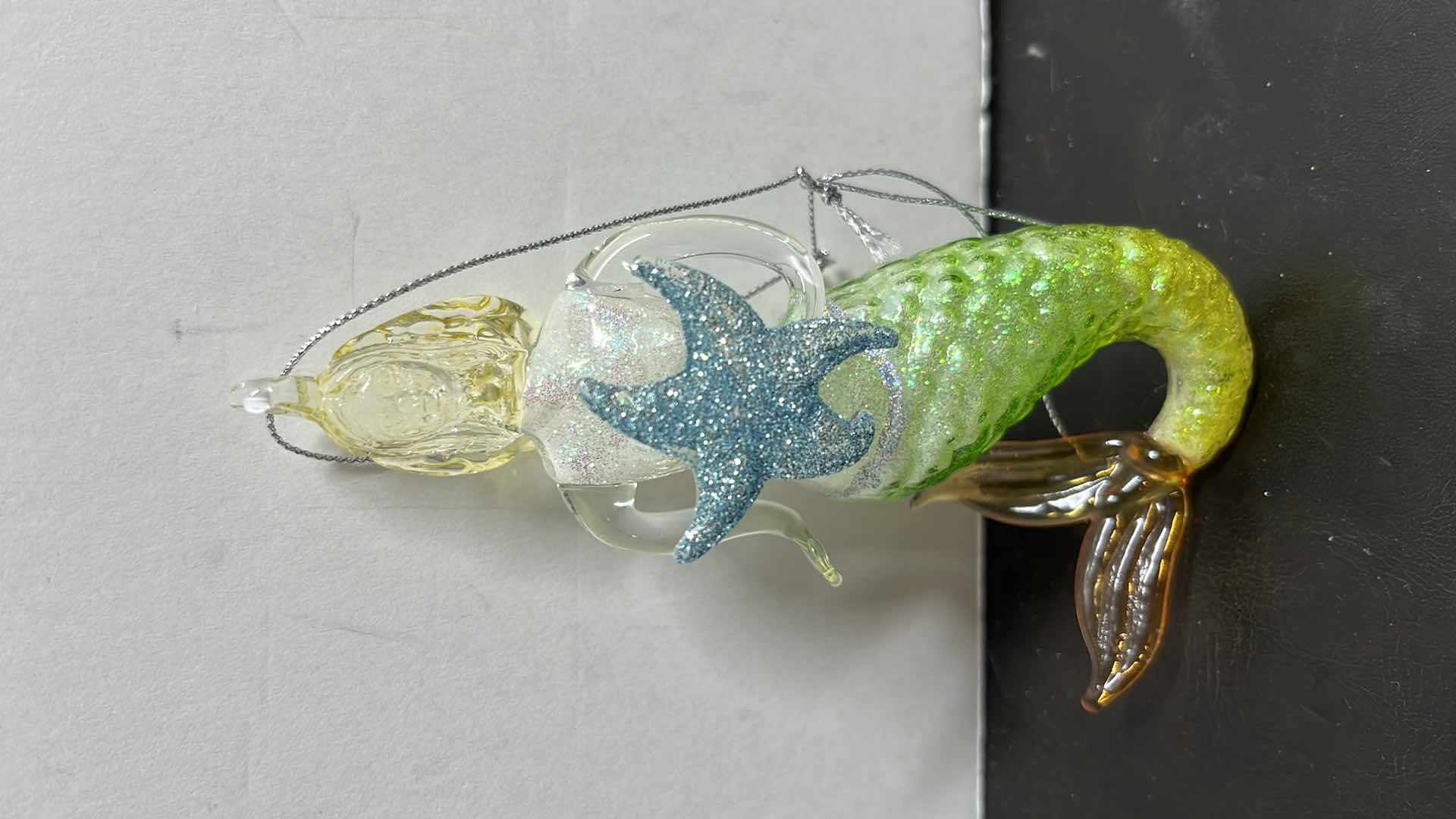 Photo 4 of ASSORTED GLASS CHRISTMAS ORNAMENTS (5)