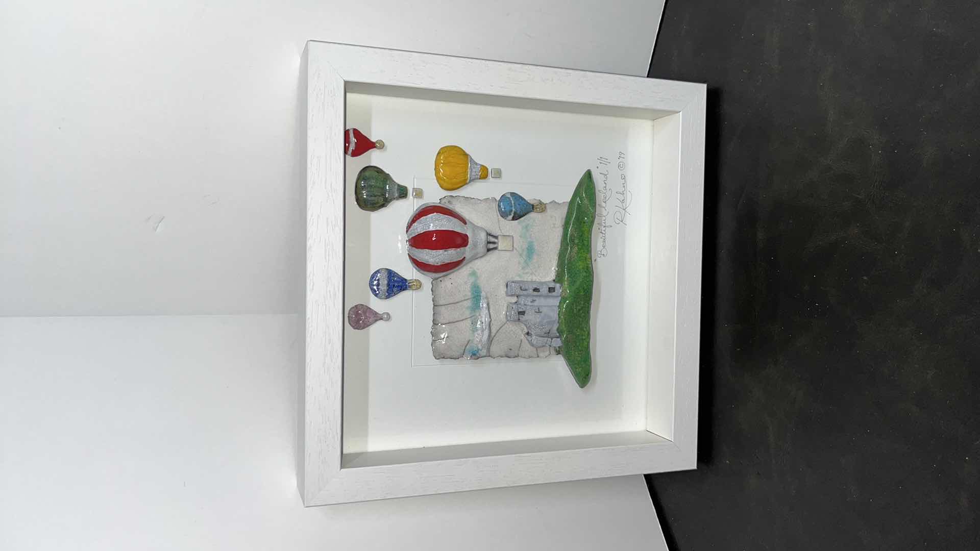 Photo 1 of IRISH ARTIST REBEKA KAHN BEAUTIFUL IRELAND CASTLE SIGNED FRAMED ART 1.45” X 10.25” H10.25”, STYLE CODE RKHCAST26