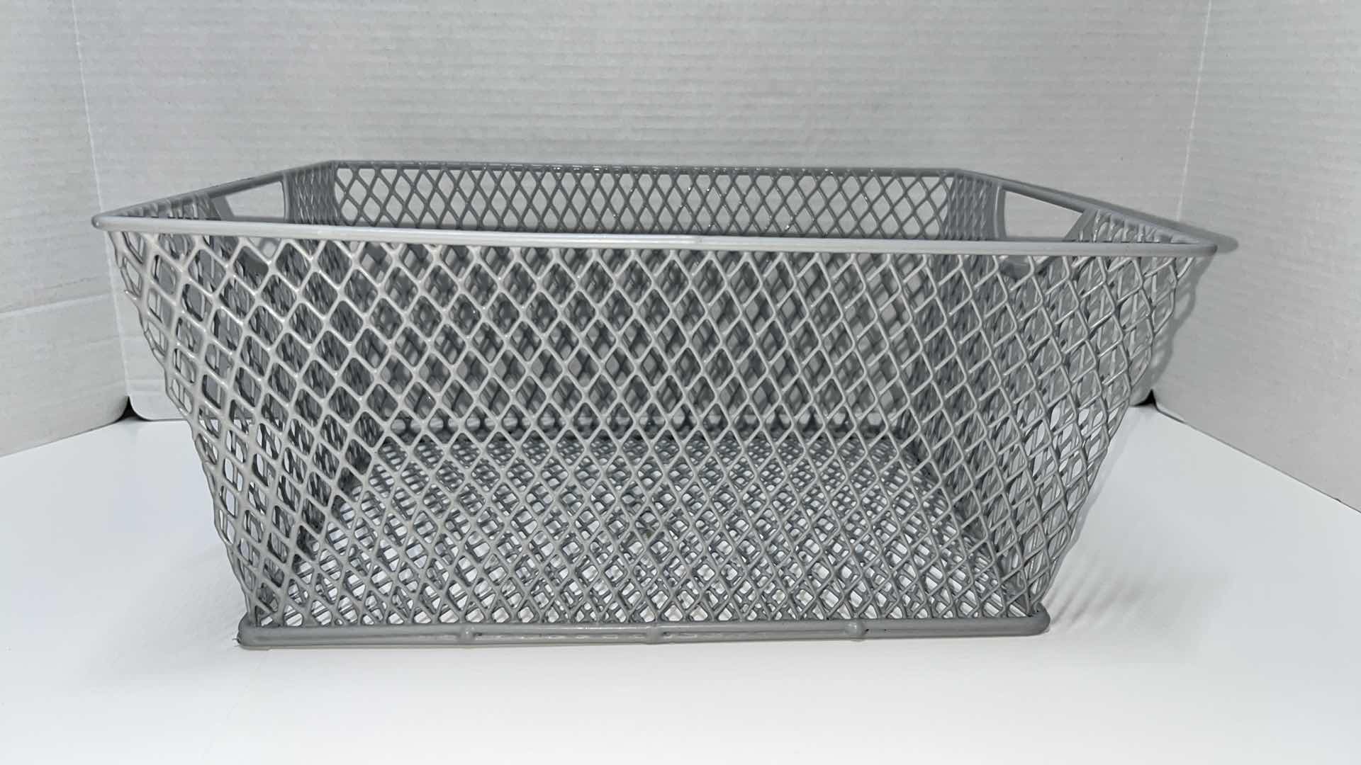 Photo 2 of RGI HOME GREY IRON BASKET 10” X 13” H6” (3) MODEL #15210027