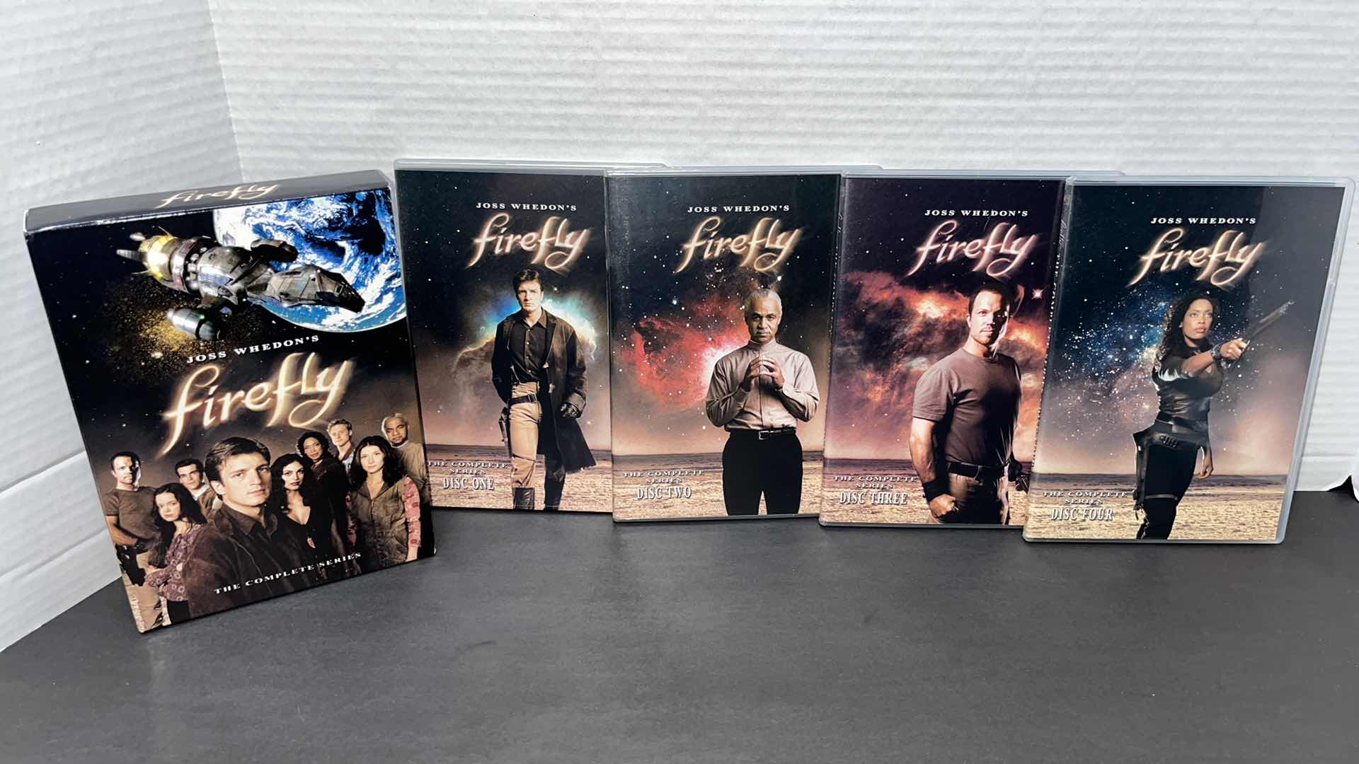 Photo 2 of JOSS WHEDONS FIREFLY THE COMPLETE SERIES 4 DISC DVD SET & FIREFLY THE COMPLETE SERIES 3 DISC BLU RAY SET (2)