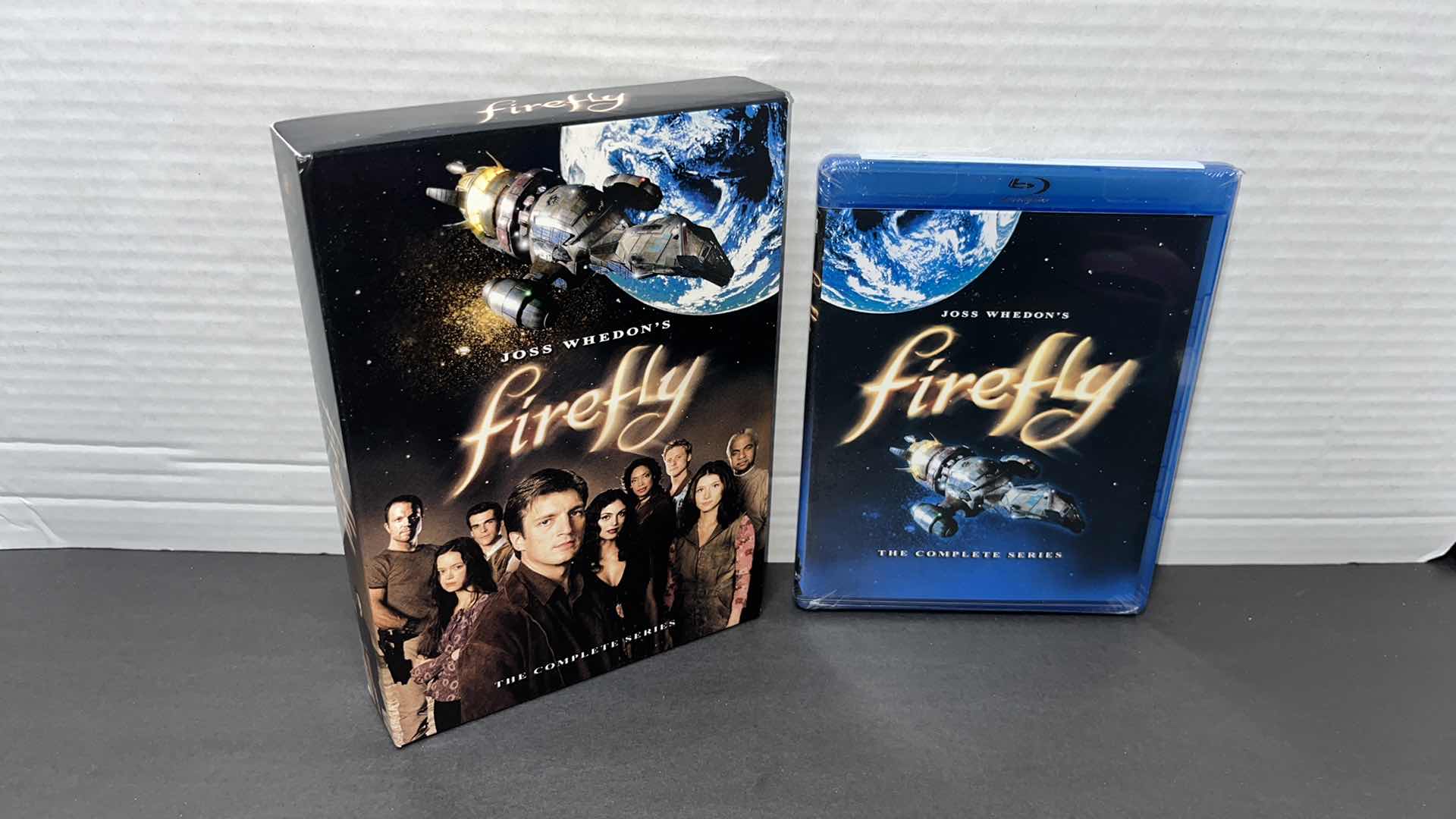 Photo 1 of JOSS WHEDONS FIREFLY THE COMPLETE SERIES 4 DISC DVD SET & FIREFLY THE COMPLETE SERIES 3 DISC BLU RAY SET (2)