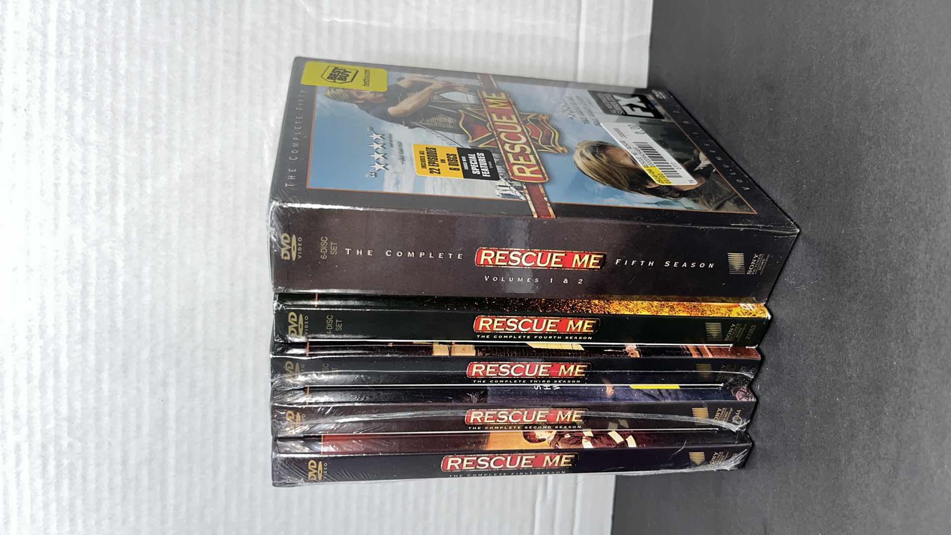Photo 2 of RESCUE ME THE COMPLETE SERIES SEASONS 1-5 DVD SETS (5)