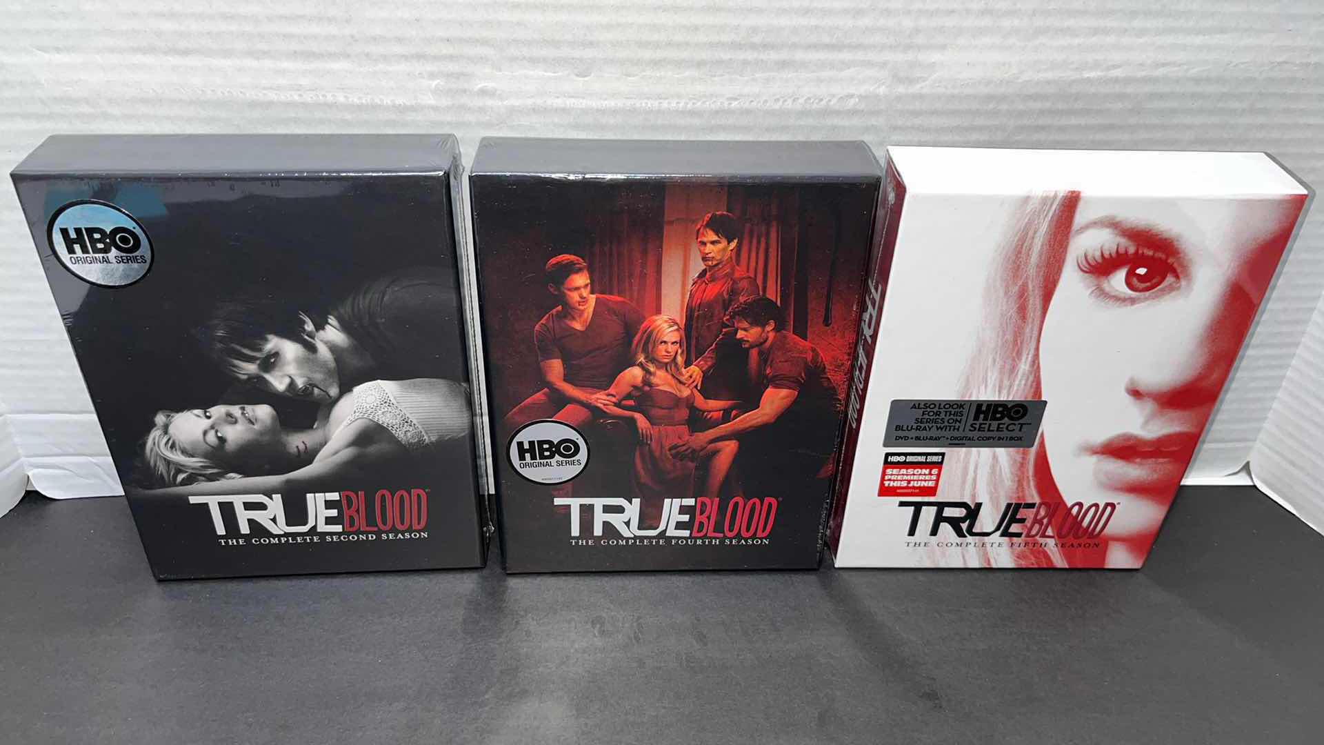 Photo 1 of NEW HBO ORIGINAL SERIES TRUEBLOOD THE COMPLETE 2ND, 4TH & 5TH SEASONS DVD DISC SETS (3)