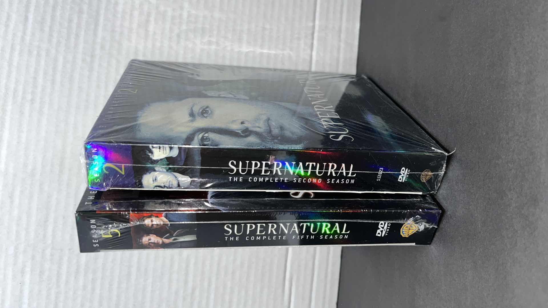 Photo 3 of NEW SUPERNATURAL SEASON 2 & 5 DVD DISC SETS (2), & SEASON 6, 7, 8 BLU RAY DISC SETS (3)