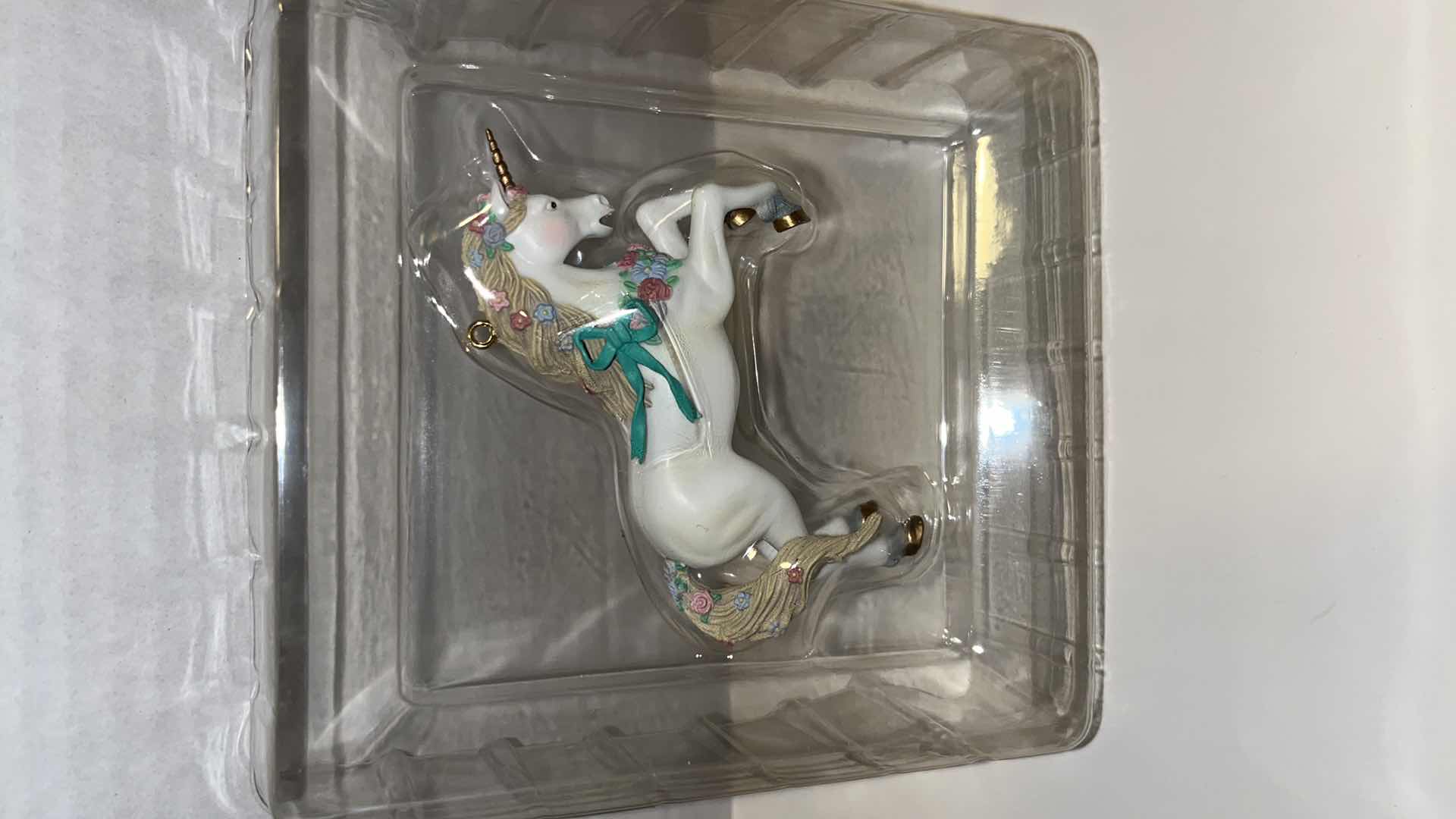 Photo 5 of CARLTON CARDS & HALLMARK KEEPSAKE COLLECTIBLE ROCKING HORSE & UNICORN CHRISTMAS ORNAMENTS (4)