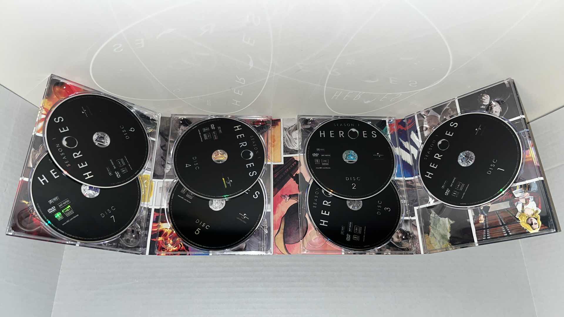 Photo 3 of HEROES SEASONS 1-4 DVD BOX SETS (4)