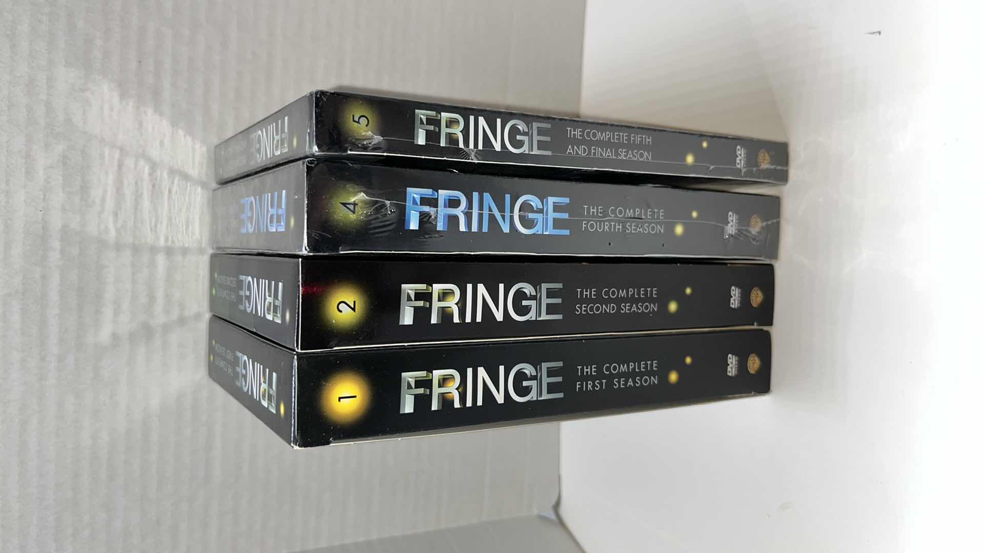 Photo 2 of FRINGE SEASONS 1, 2, 4, & 5 DVD BOX SETS (4)
