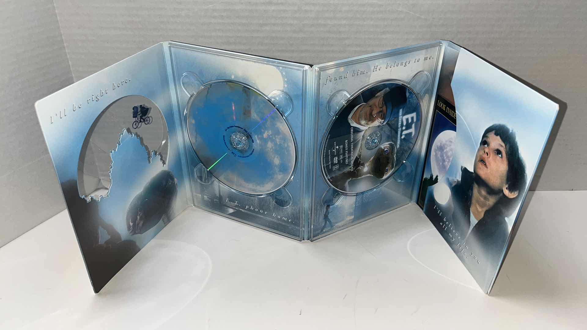 Photo 2 of STEVEN SPIELBERGS E.T. 2-DISC DVD LIMITED COLLECTORS EDITION, GHOSTBUSTERS 1 & 2, TRANSFORMERS DVD (3)
