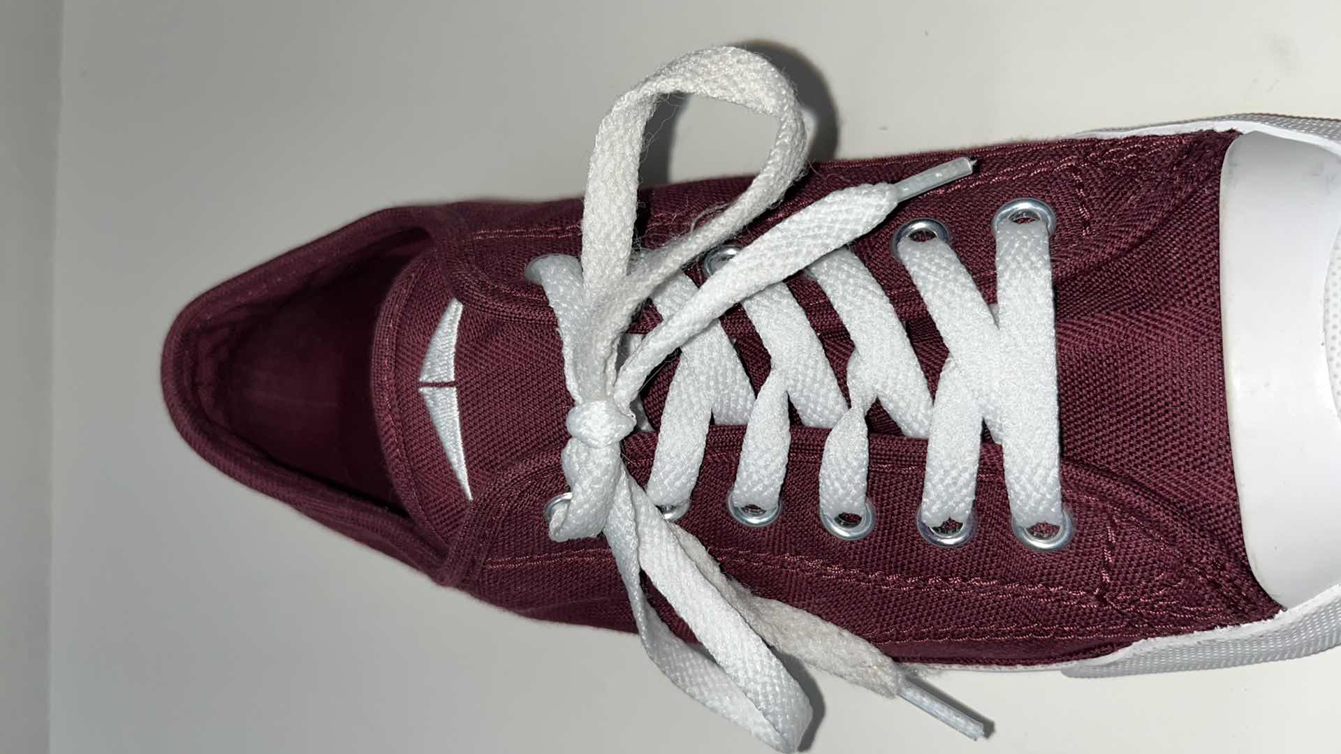 Photo 8 of CONVERSE ALL STAR BLACK (WOMENS SIZE 8) & CONVERSE JACK PURCELL MAROON (WOMENS SIZE 8.5)