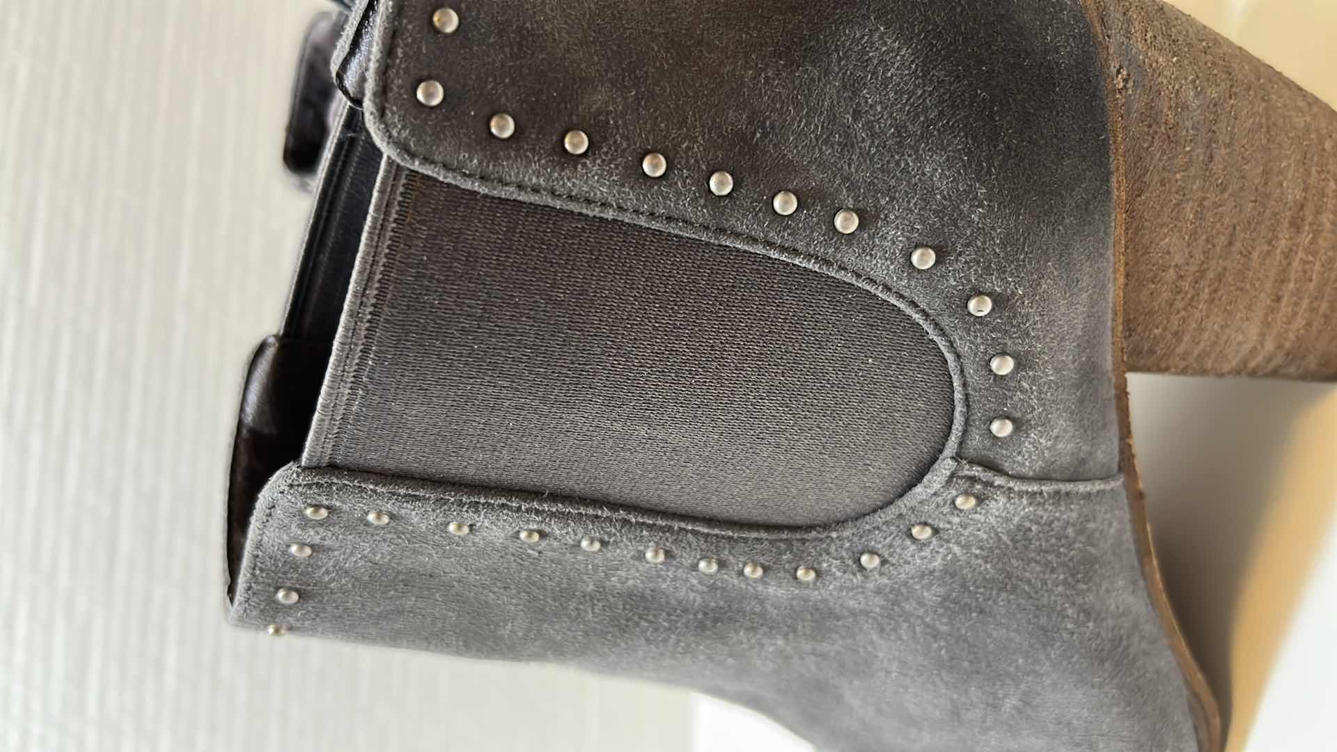 Photo 6 of BP NORDSTROM STUDDED TRISH ANKLE BOOTIES, GRAY (WOMENS SIZE 9)