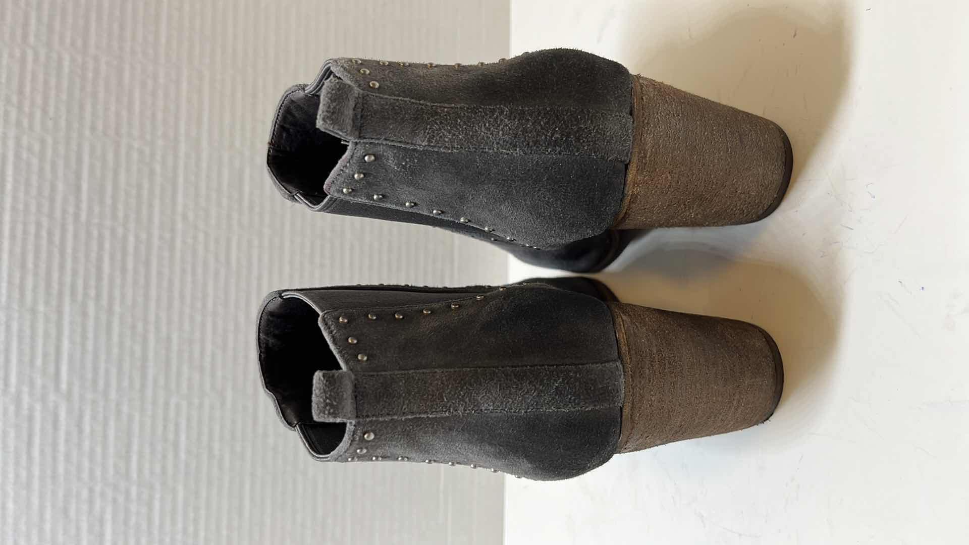 Photo 5 of BP NORDSTROM STUDDED TRISH ANKLE BOOTIES, GRAY (WOMENS SIZE 9)