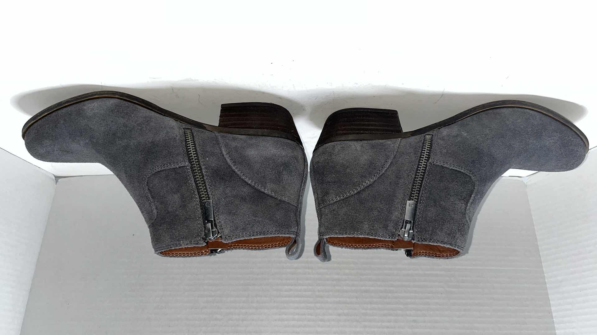 Photo 2 of LUCKY BRAND ZIPPERED ANKLE BOOTIE, GREY (WOMENS SIZE 9)
