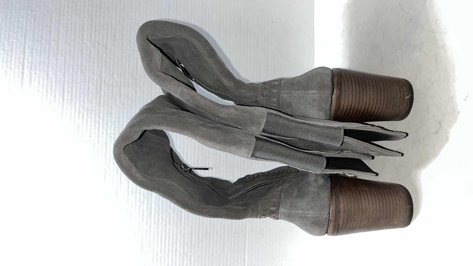 Photo 6 of VINCE CAMUTO MADOLEE OVER THE KNEE BOOT, GREY (WOMENS SIZE 9)