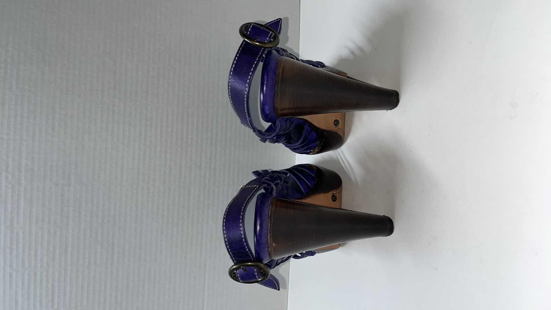 Photo 6 of FRYE JOY HUARACHE SLINGBACK HEEL, VIOLET PURPLE (WOMENS SIZE 8.5)