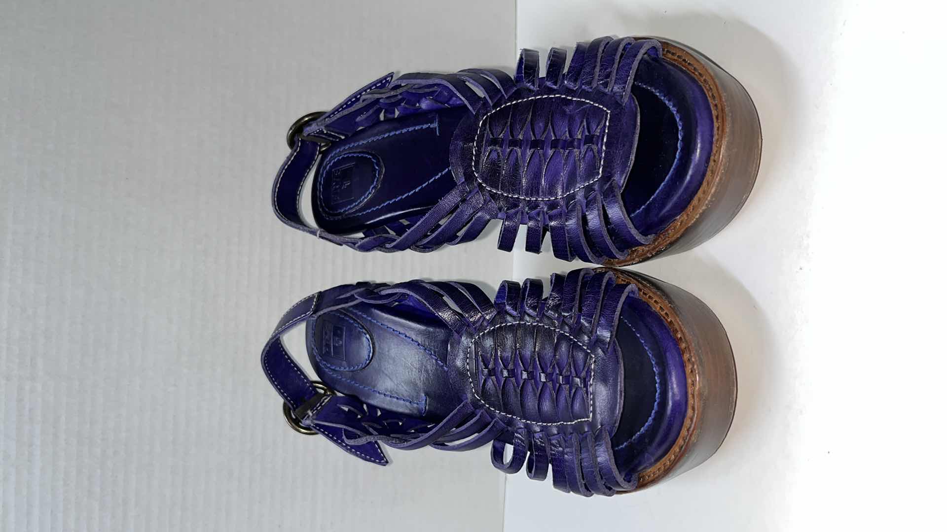 Photo 5 of FRYE JOY HUARACHE SLINGBACK HEEL, VIOLET PURPLE (WOMENS SIZE 8.5)