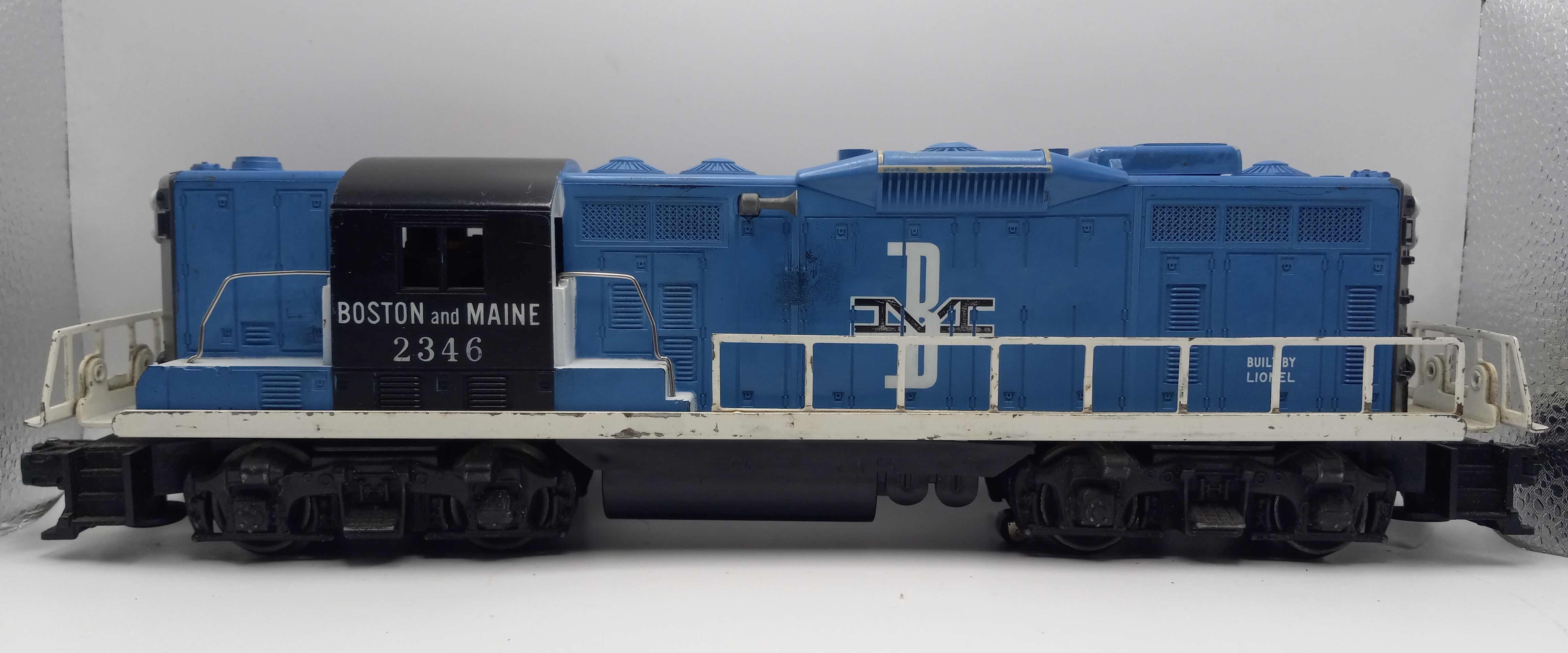 Photo 1 of LIONEL TRAINS BOSTON & MAINE GP-9 DIESEL LOCOMOTIVE 2346