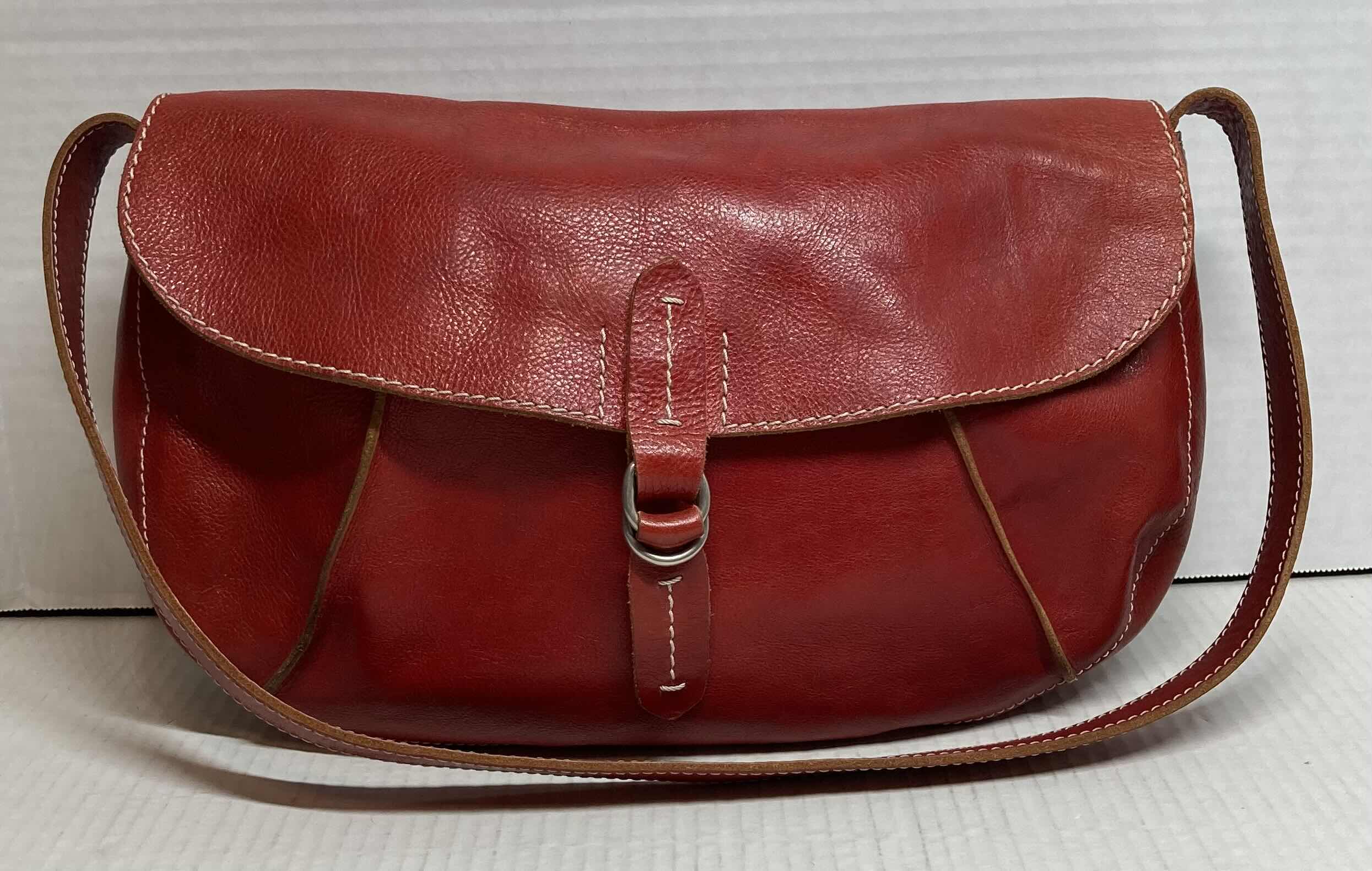 Photo 1 of CHRISTOPHER KON RED LEATHER HANDBAG 