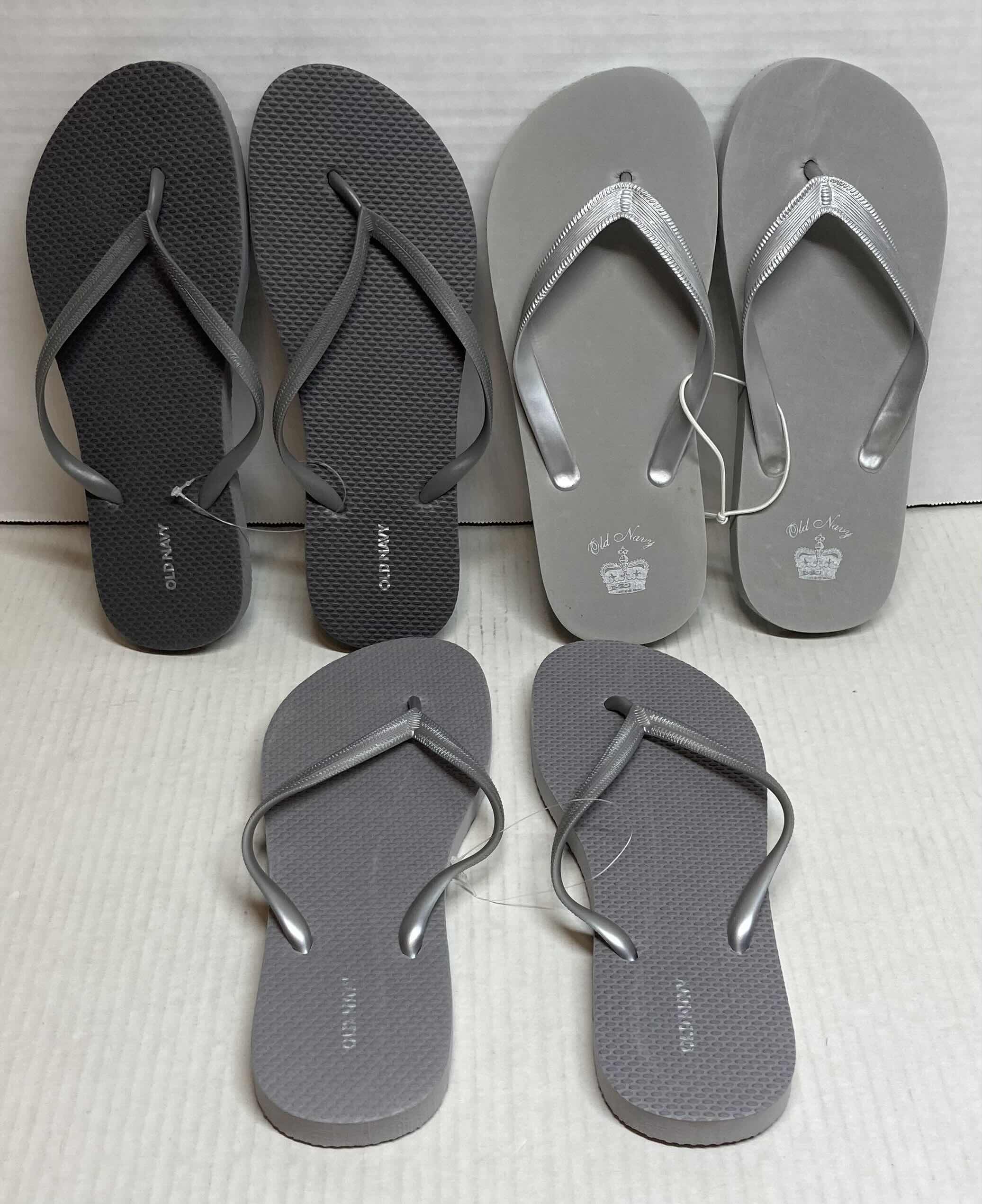 Photo 2 of NEW OLD NAVY FLIP FLOPS VARIOUS COLORS WOMEN’S 8-9 (5)