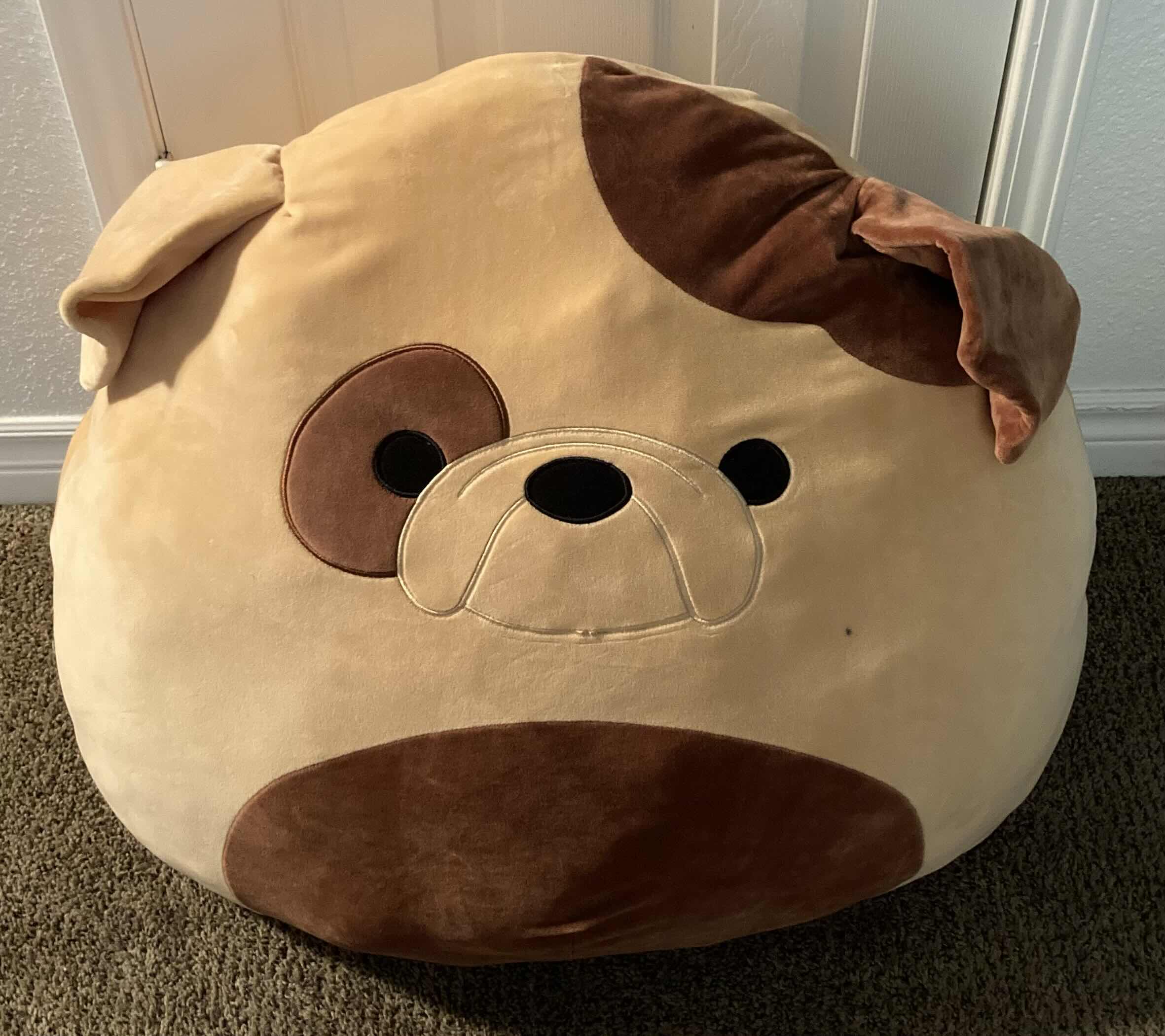 Photo 1 of KELLYTOY SQUISHMALLOWS BULLDOG PLUSH PILLOW 24”