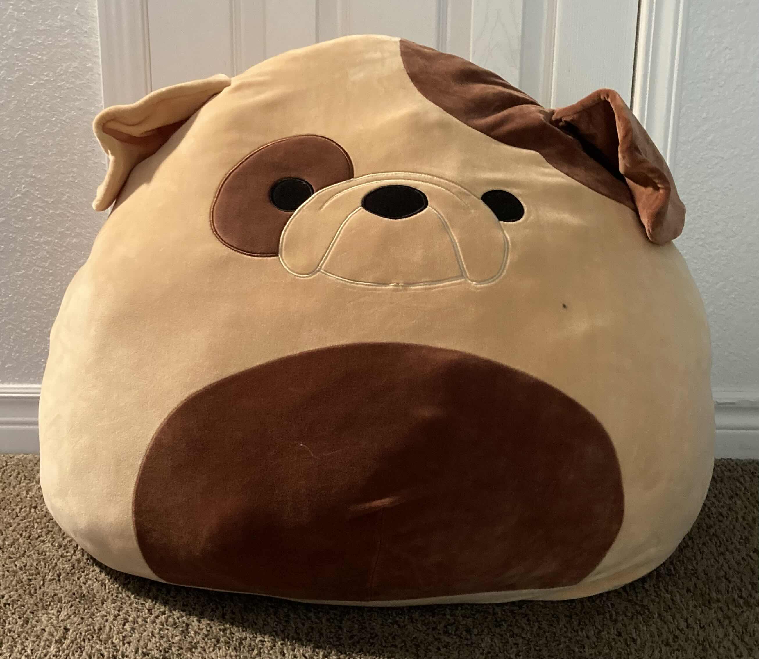 Photo 2 of KELLYTOY SQUISHMALLOWS BULLDOG PLUSH PILLOW 24”