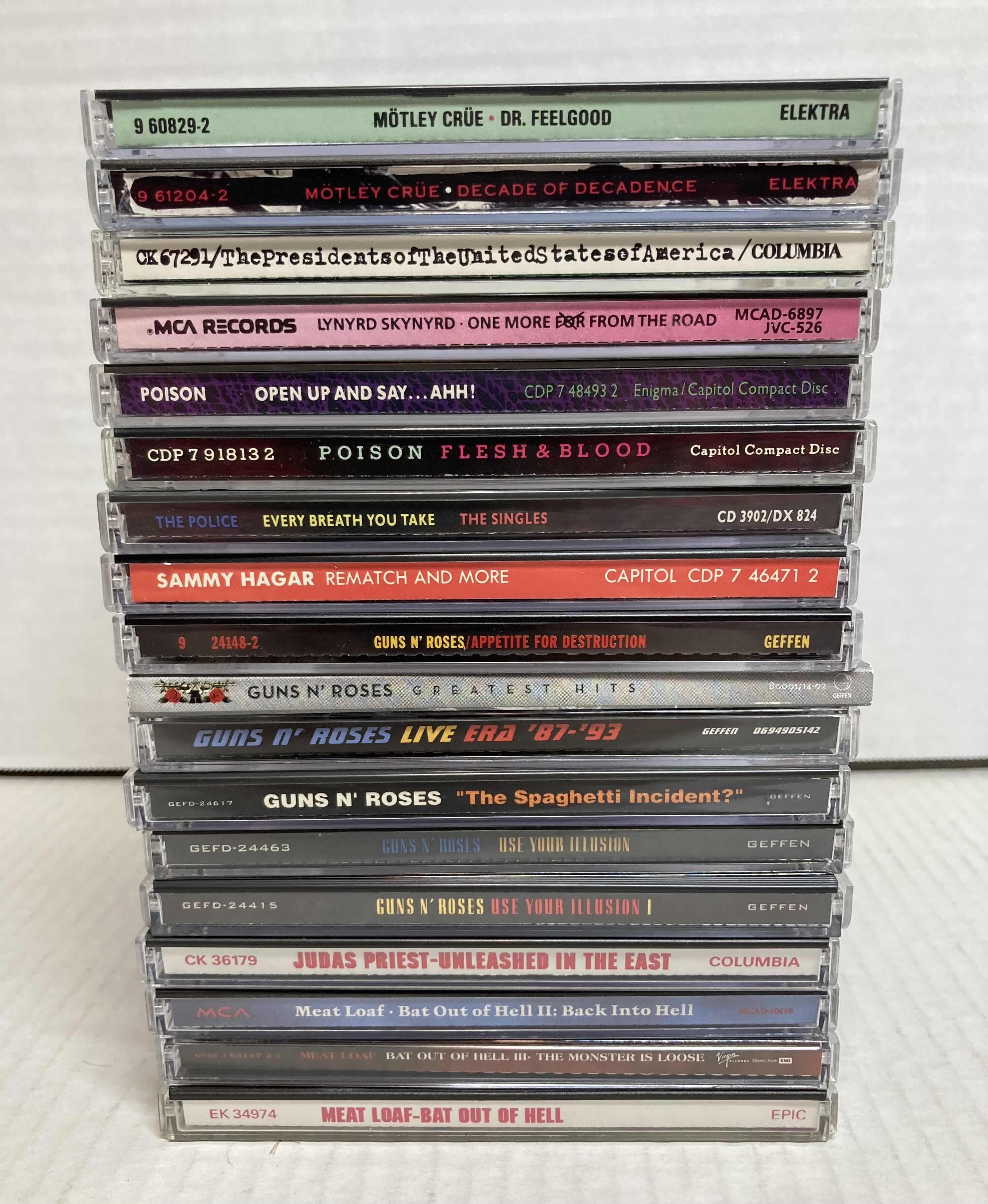 Photo 1 of MUSIC CD’S-VARIOUS METAL ROCK GENRES (18)