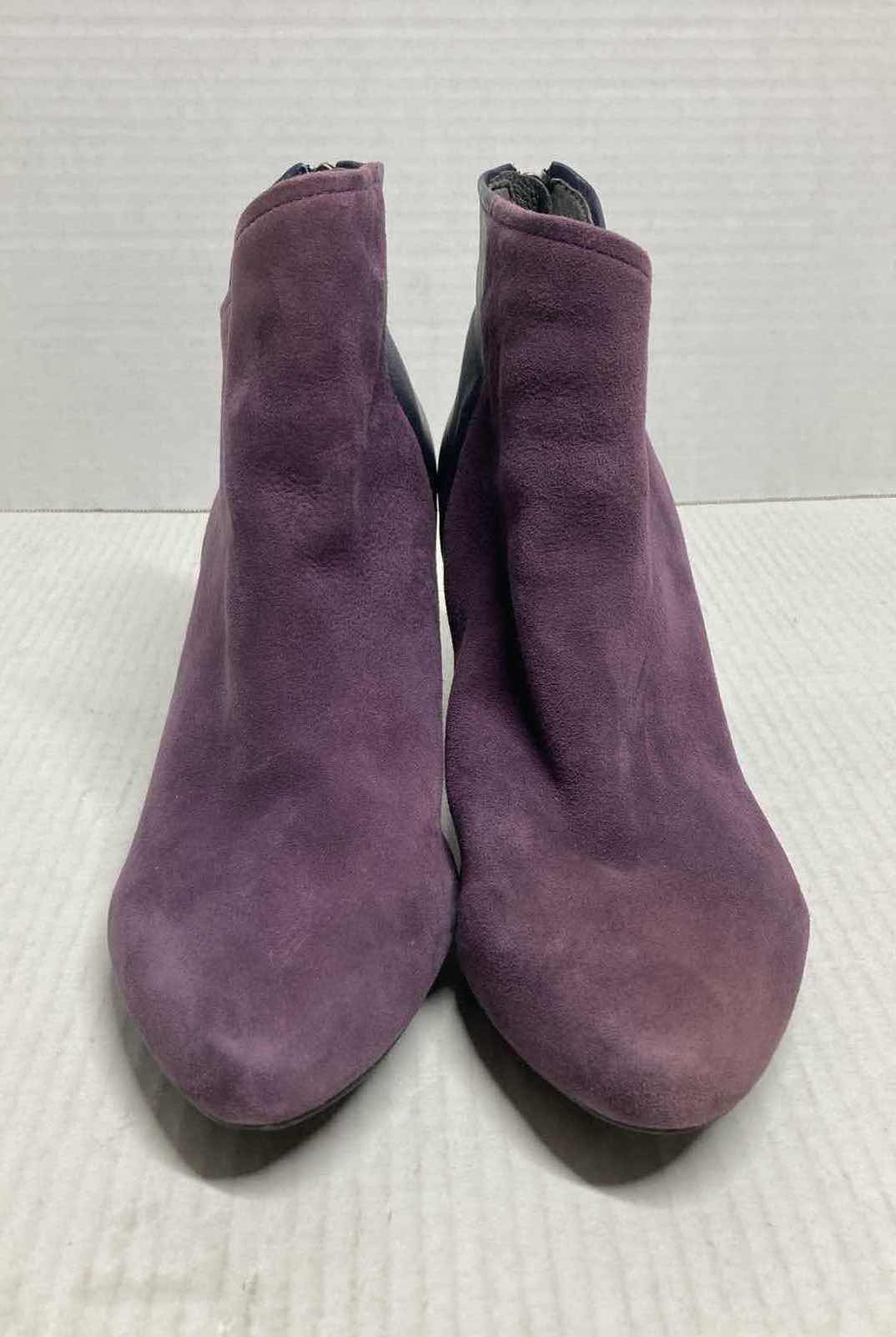 Photo 2 of TSUBO PURPLE & BLUE SUEDE LEATHER ANKLE HEEL BOOTS WOMAN’S SIZE 9