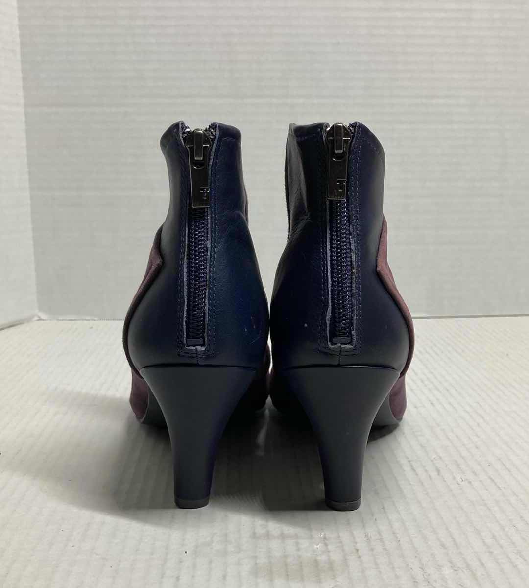 Photo 5 of TSUBO PURPLE & BLUE SUEDE LEATHER ANKLE HEEL BOOTS WOMAN’S SIZE 9