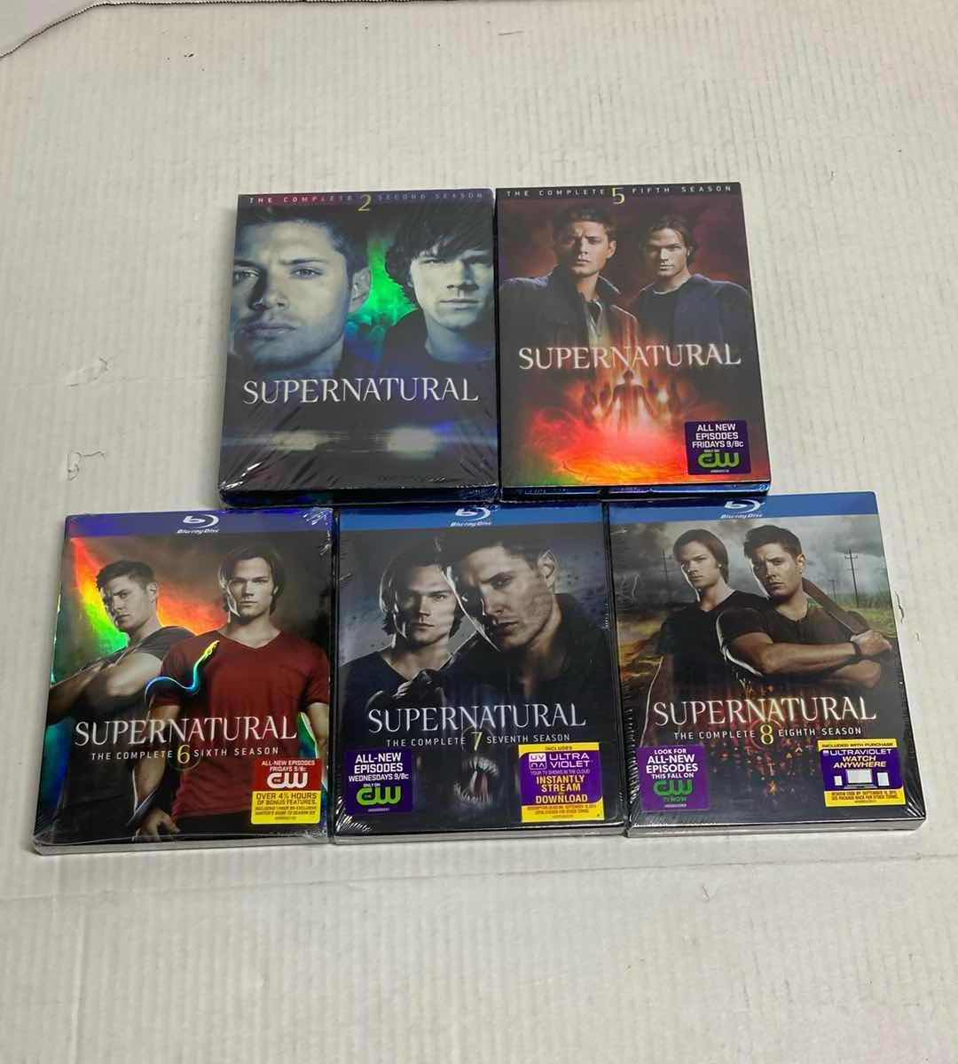 Photo 1 of SUPERNATURAL DVD SET SEASON 2, 5, 6, 7, & 8