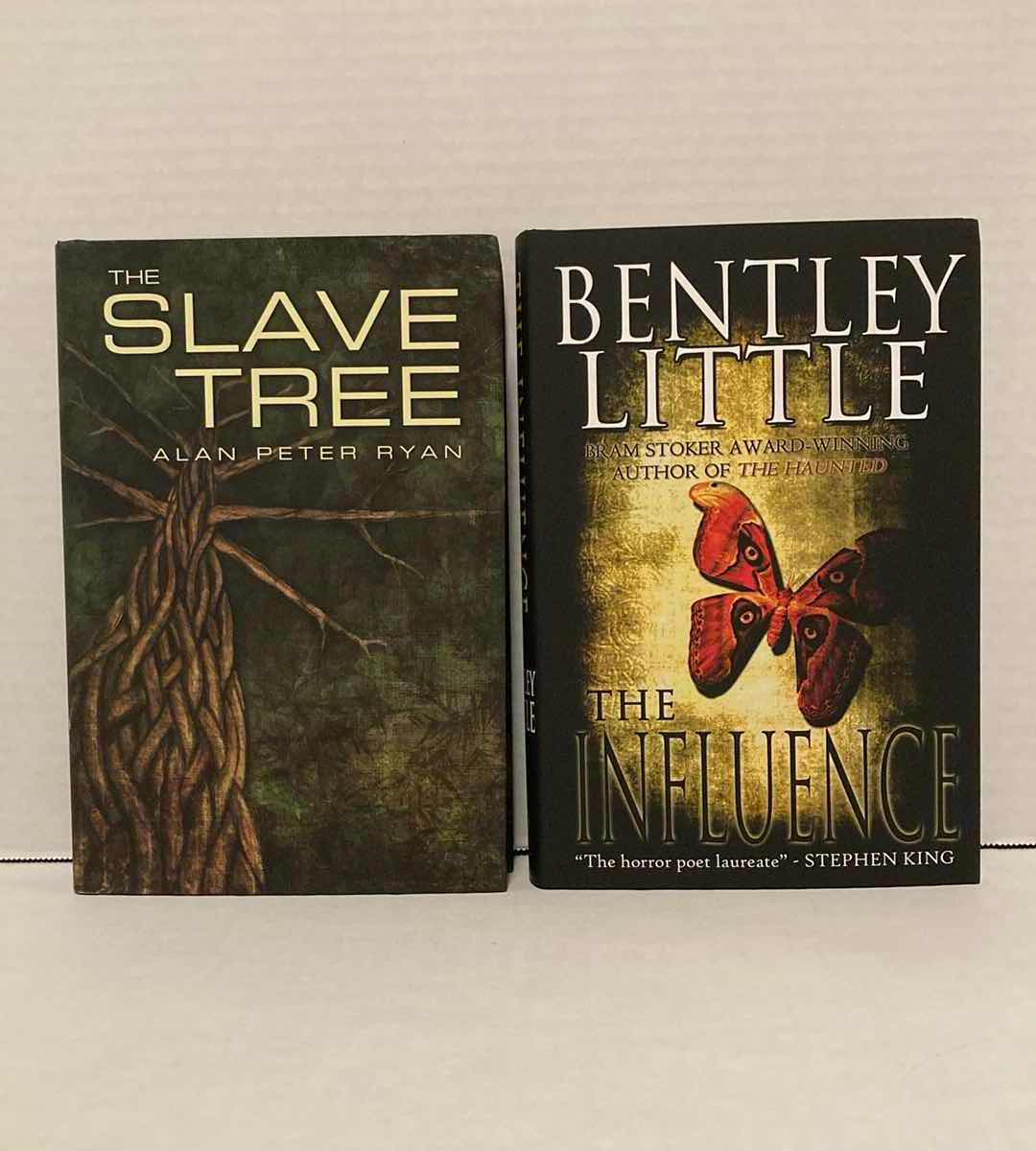 Photo 1 of ALAN PETER RYAN - THE SLAVE TREE & BENTLEY LITTLE - THE INFLUENCE BOOKS (2)