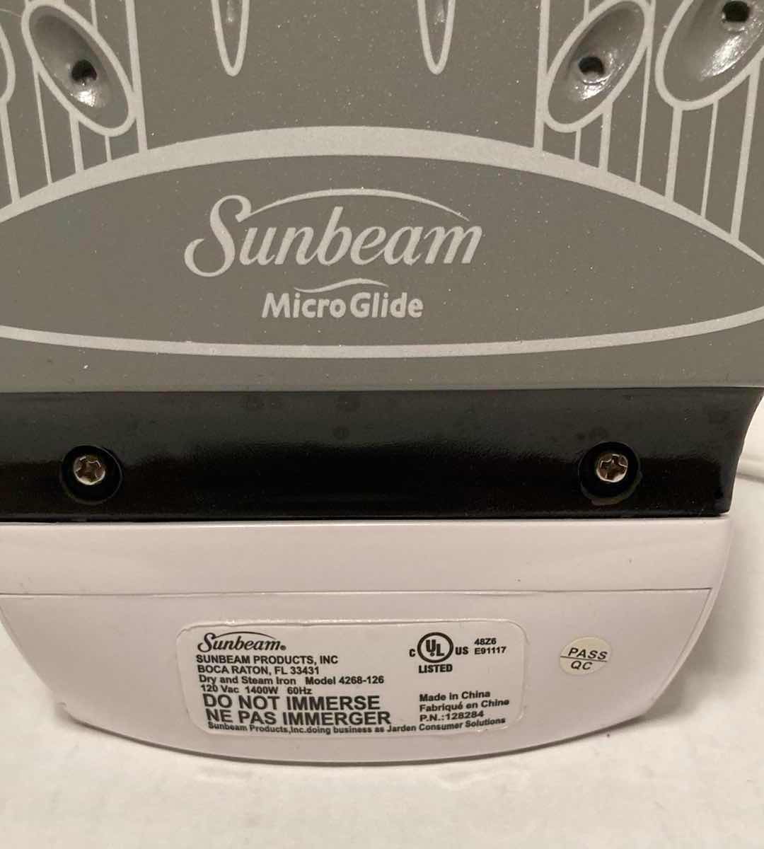 Photo 4 of SUNBEAM MICRO GLIDE IRON