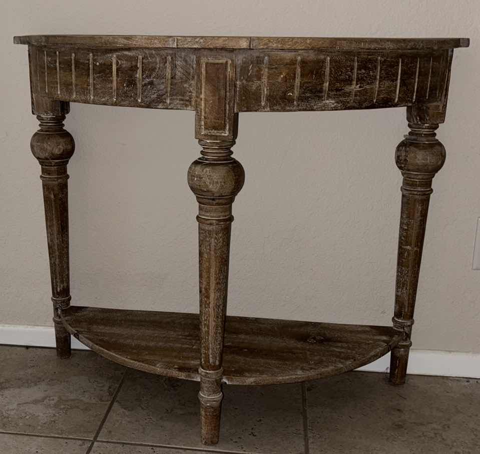 Photo 3 of BODNAR CONSOLE TABLE BY OLPHELIA & CO, 15.5” X 35.5” H29.5”